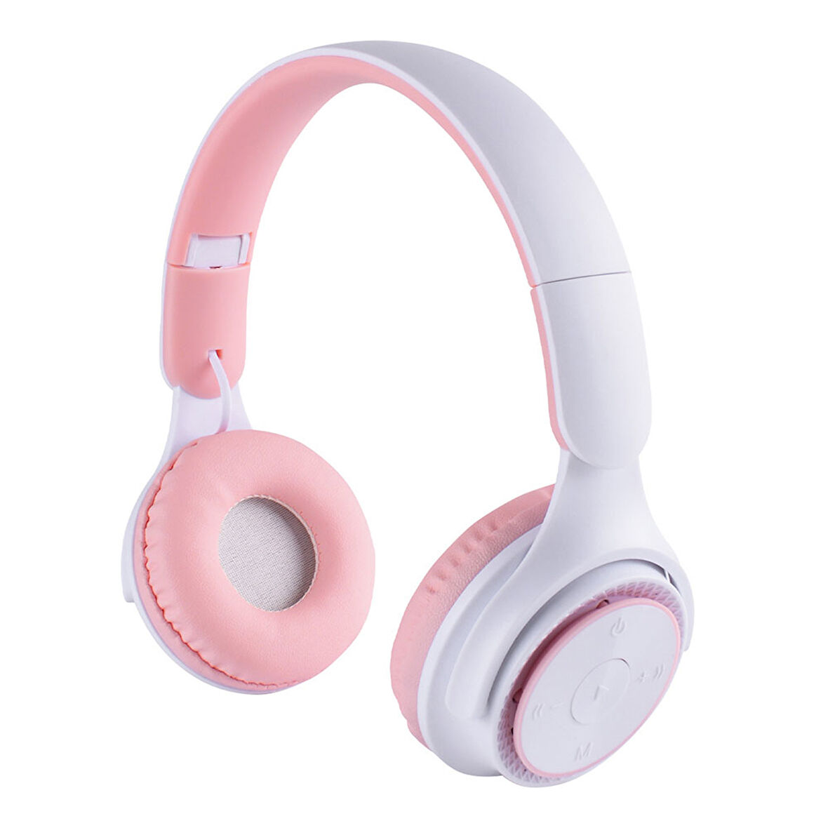MKST-M6 Pro Ayarlanabilir ve Katlanabilir Kulak Üstü Bluetooth Kulaklık-Beyaz