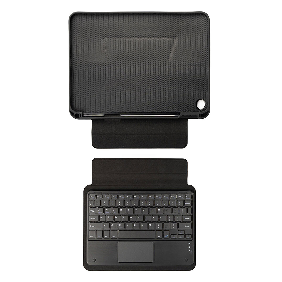 Galaxy Tab A8 10.5 SM-X200 (2021)  Uyumlu ​MKST Border Keyboard Bluetooh Bağlantılı Standlı Klavyeli Ta