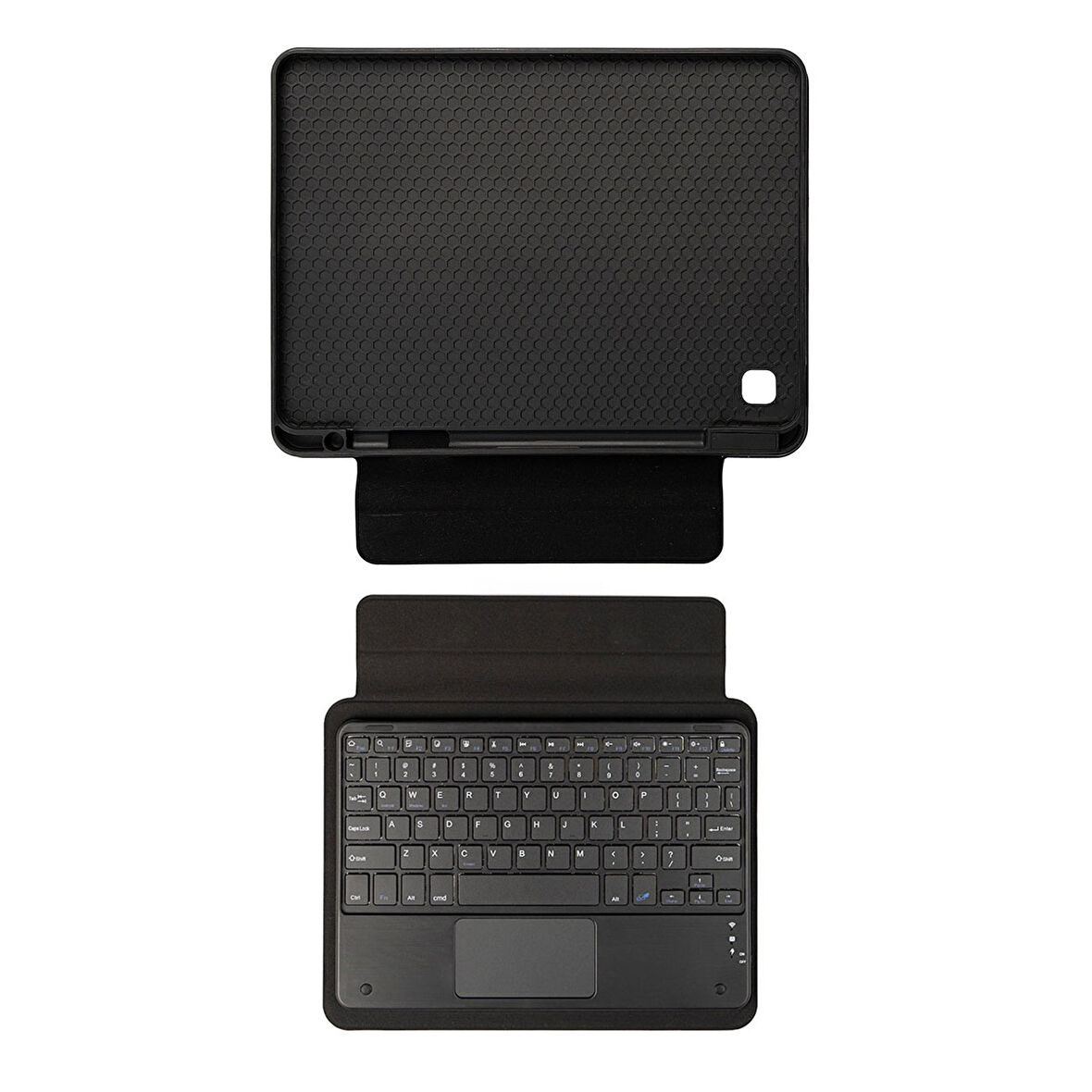 Galaxy Tab A7 Lite T225  Uyumlu ​İNC Border Keyboard Bluetooh Bağlantılı Standlı Klavyeli Tablet Kılıf