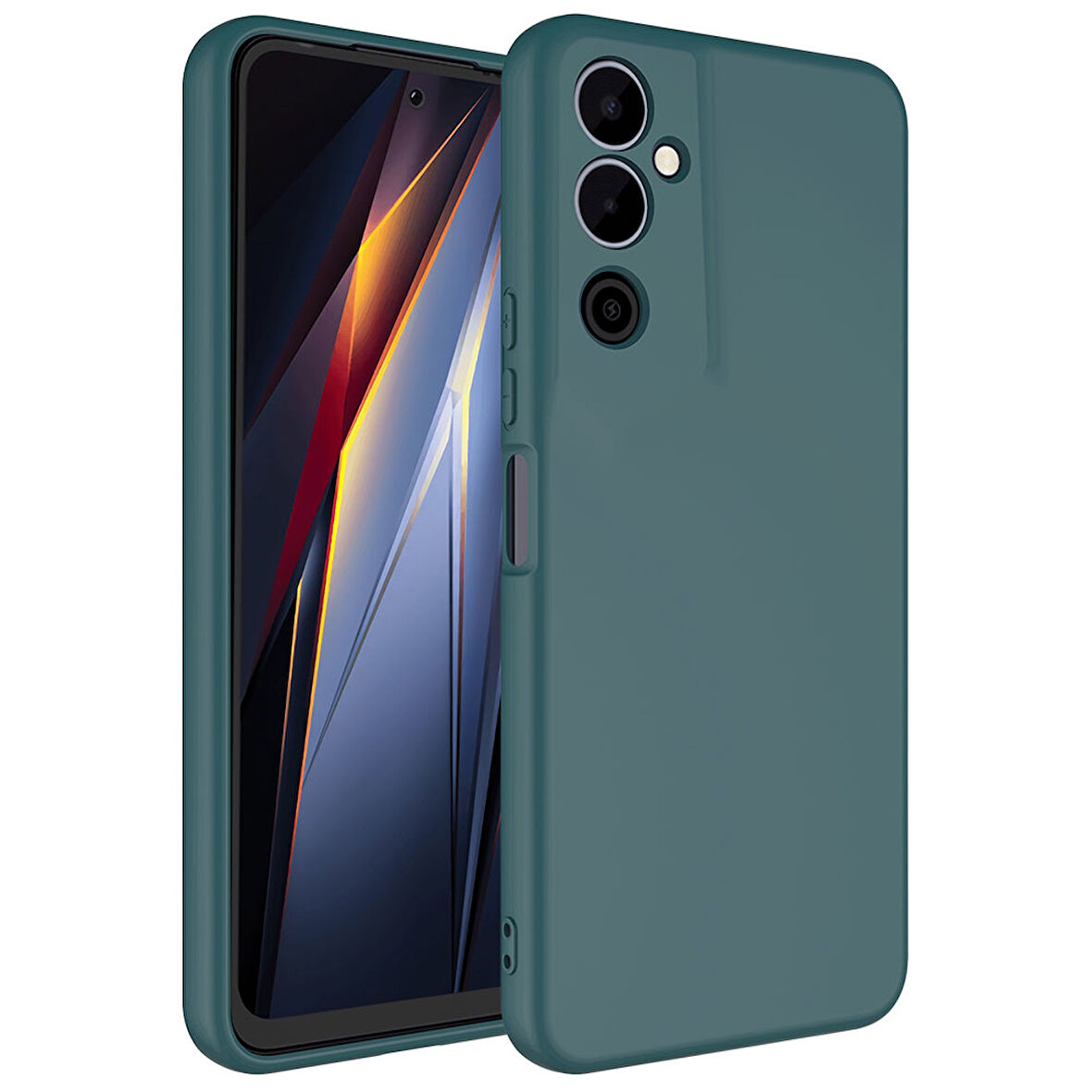 Tecno Pova Neo 2 Kılıf Zore Mara Lansman Kapak-Koyu Yeşil