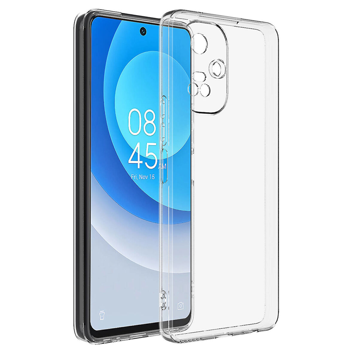 Tecno Camon 19 Pro Kılıf Zore Süper Silikon Kapak-Renksiz