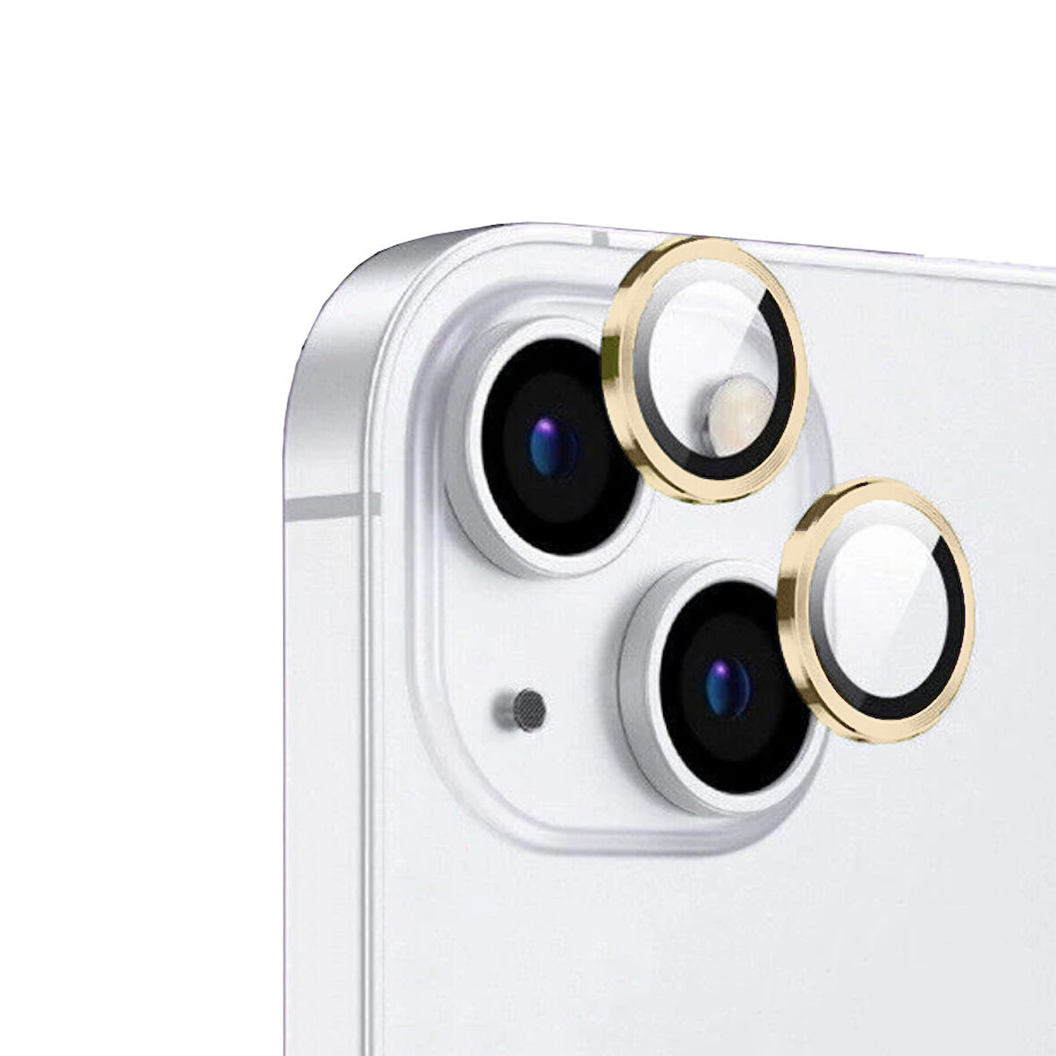 iPhone 15 Uyumlu Zore CL-12 Premium Safir Parmak İzi Bırakmayan Anti-RefCLOive Kamera CLO Kor