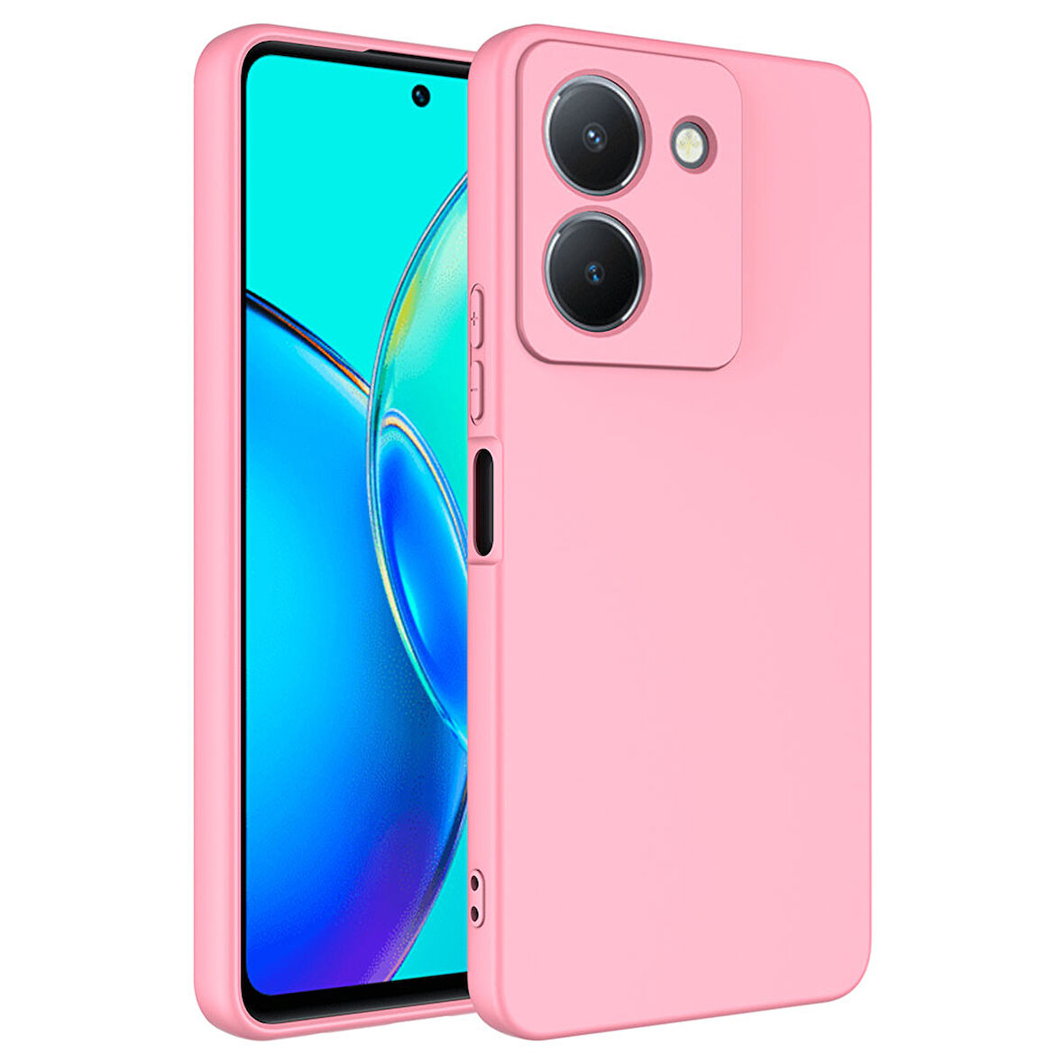 Vivo Y36 4G Kılıf Zore Mara Lansman Kapak-Pembe