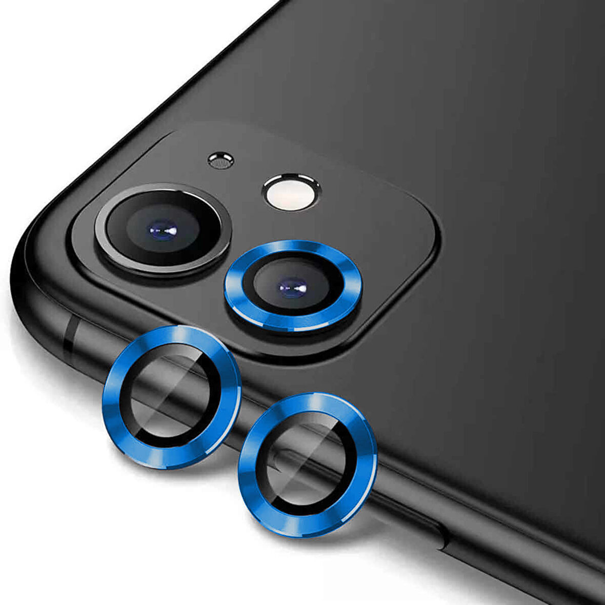 iPhone 12 Uyumlu Zore CL-12 Premium Safir Parmak İzi Bırakmayan Anti-RefCLOive Kamera CLO Kor