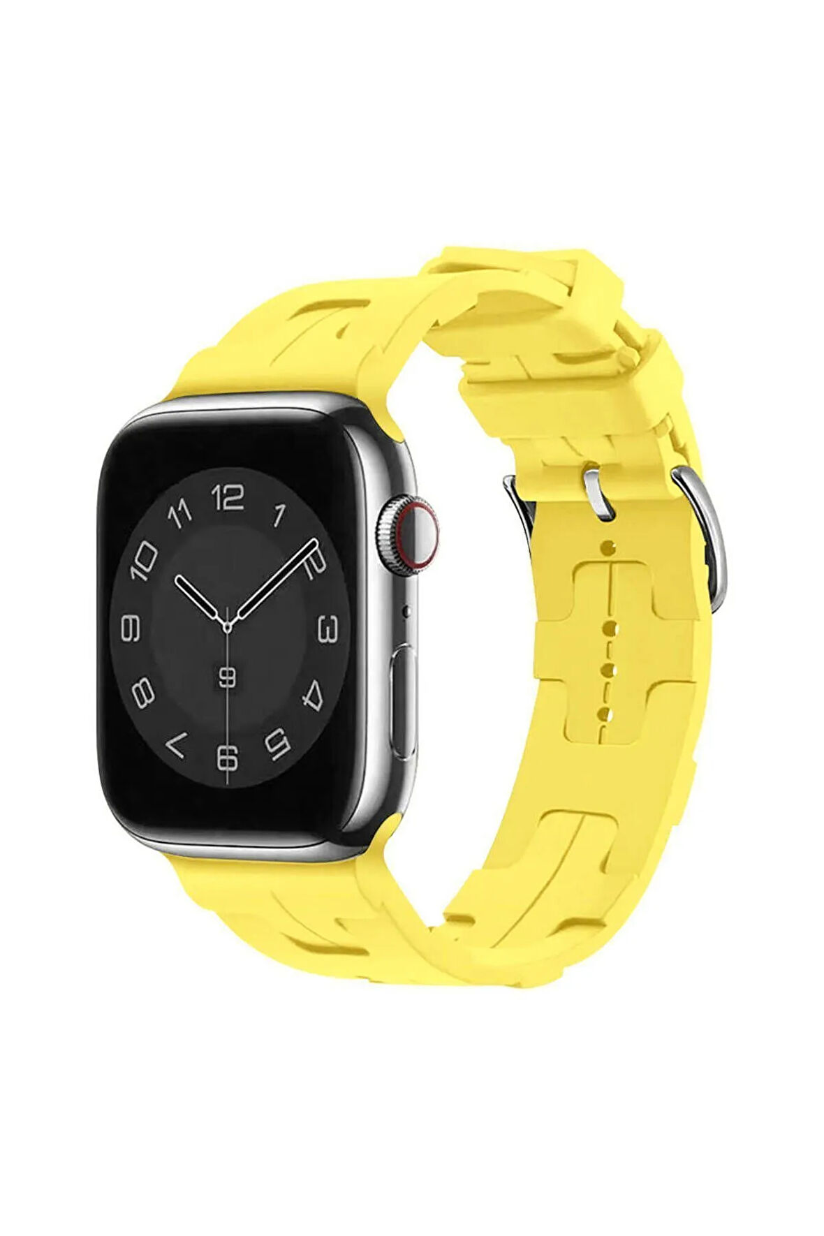 Apple Watch 7 41mm Krd-92 Uyumlu Kordon-sarı