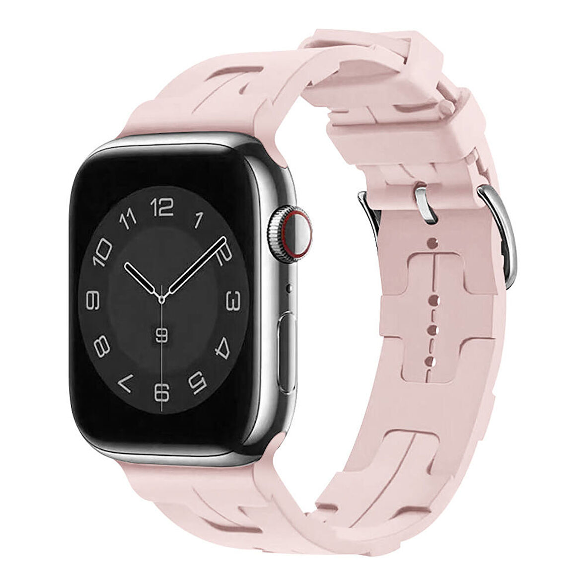 Watch 44mm KRD-92 Uyumlu Zore Kordon-Pembe Açık