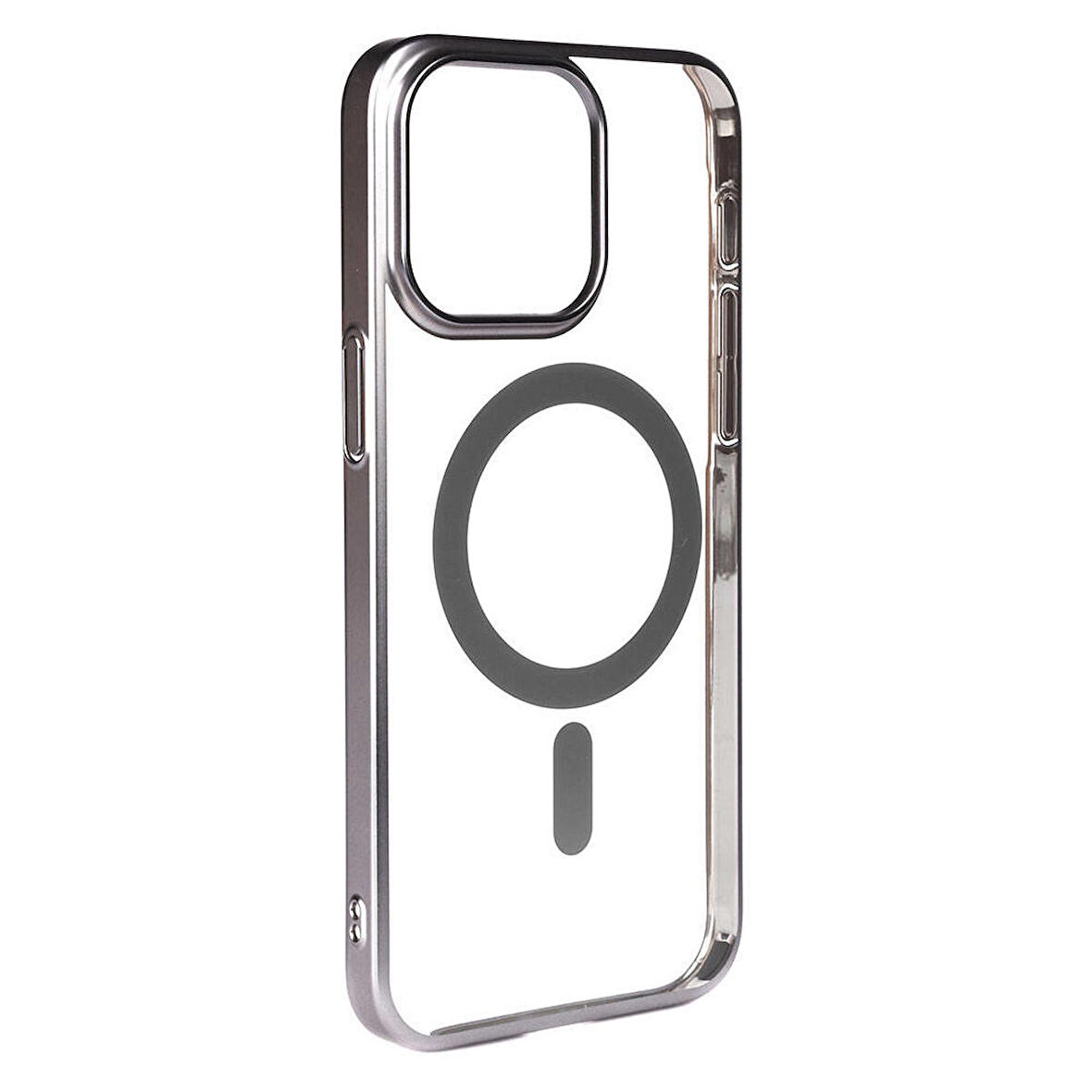  iPhone 15 Pro Max Kılıf Wireless Şarj Özellikli Sert PC Mat Riksos Magsafe Kapak Kılıf