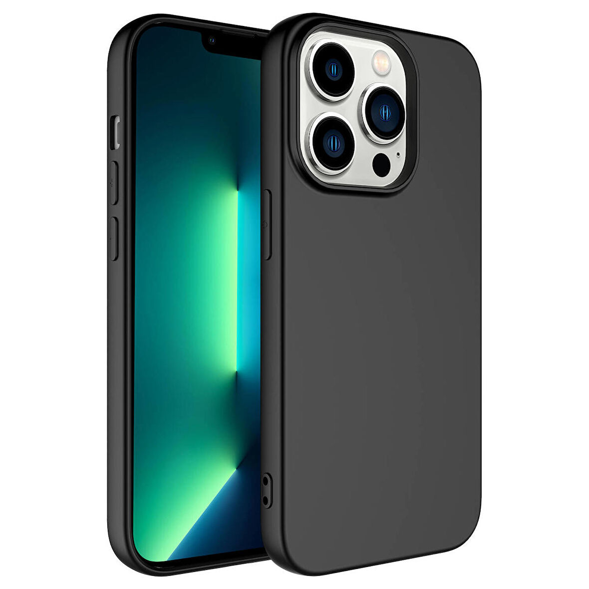 Vendas iPhone 14 Pro Max Uyumlu (14 Pro Max) Lansman Serisi Yumuşak Dokulu Kadife Yüzeyli Silikon Kılıf