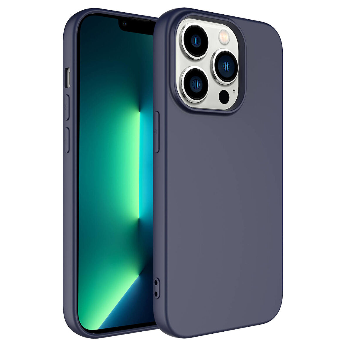 iPhone 14 Pro Max Uyumlu Zore LSR Lansman Kılıf-Lacivert