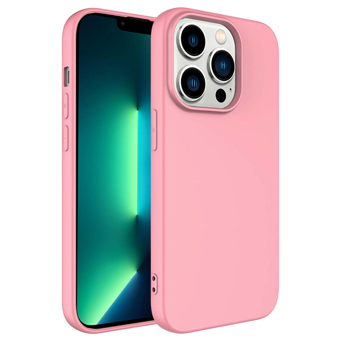 Vendas iPhone 14 Pro Max Uyumlu (14 Pro Max) Lansman Serisi Yumuşak Dokulu Kadife Yüzeyli Silikon Kılıf