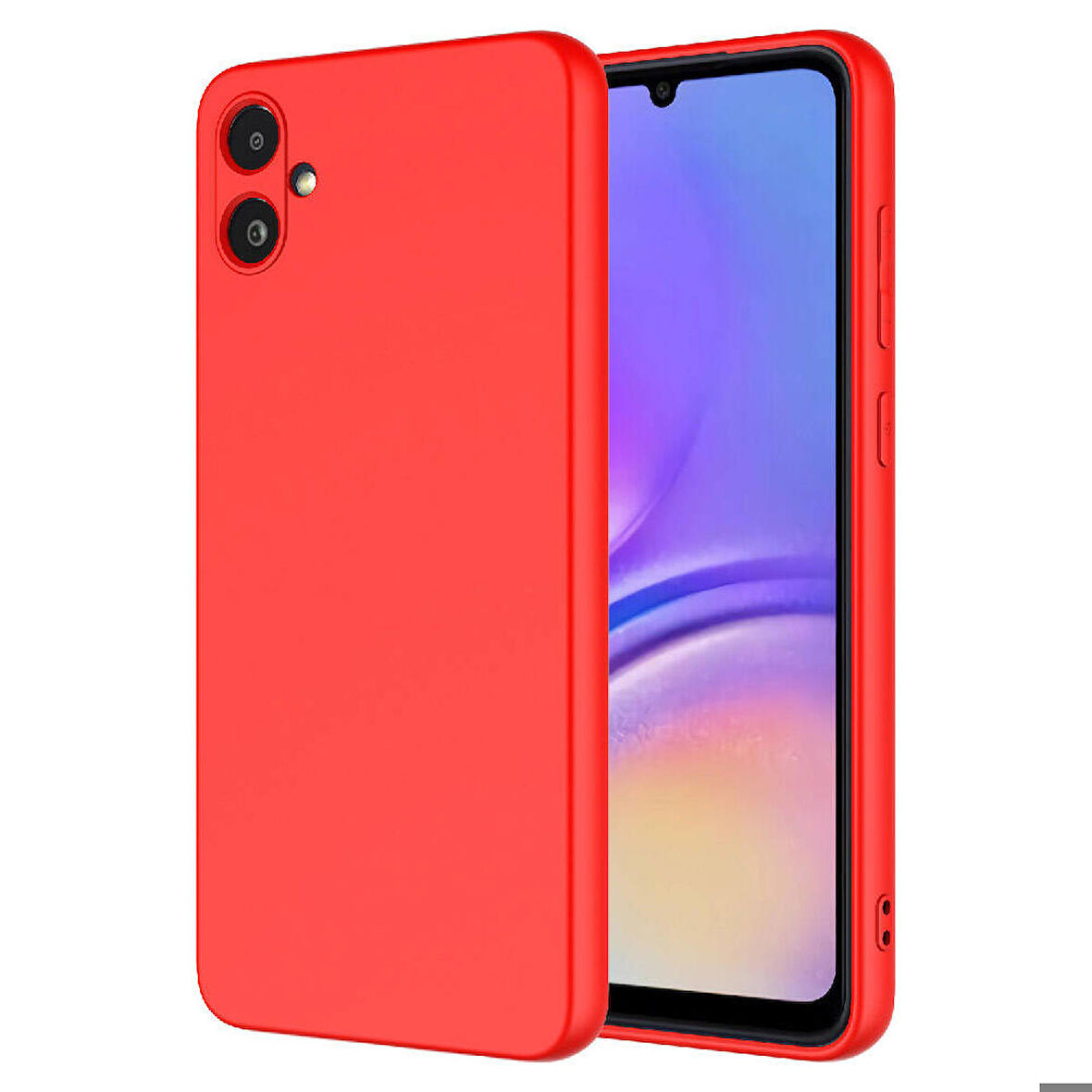 Galaxy A05 Uyumlu Zore Mara Lansman Kapak-Kırmızı