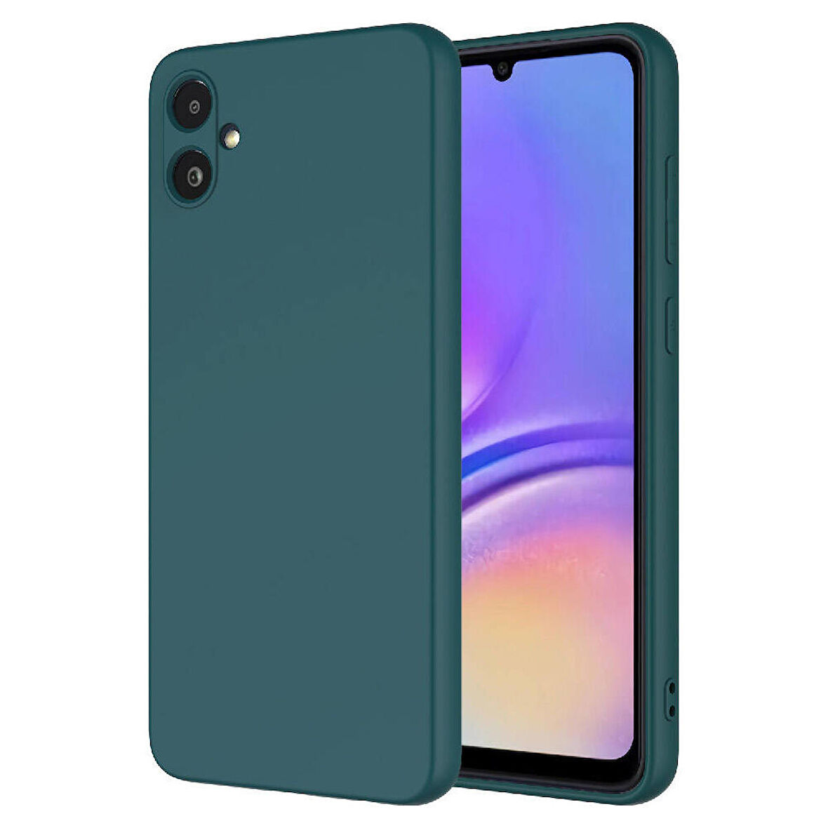 Galaxy A05 Uyumlu Zore Mara Lansman Kapak-Koyu Yeşil