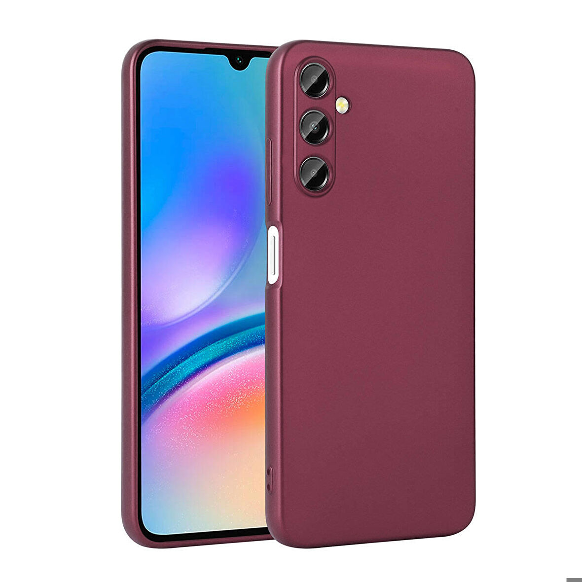Galaxy A05S Uyumlu Zore Premier Silikon Kapak-Mürdüm