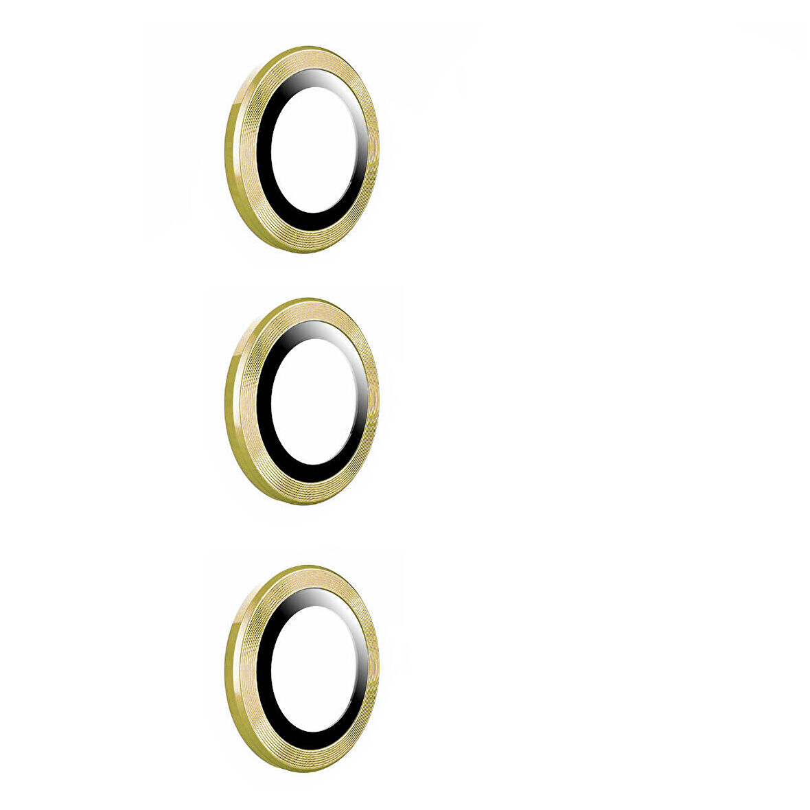 Galaxy S23 FE Uyumlu Zore Kamera Koruyucu Cam Filmi-Gold