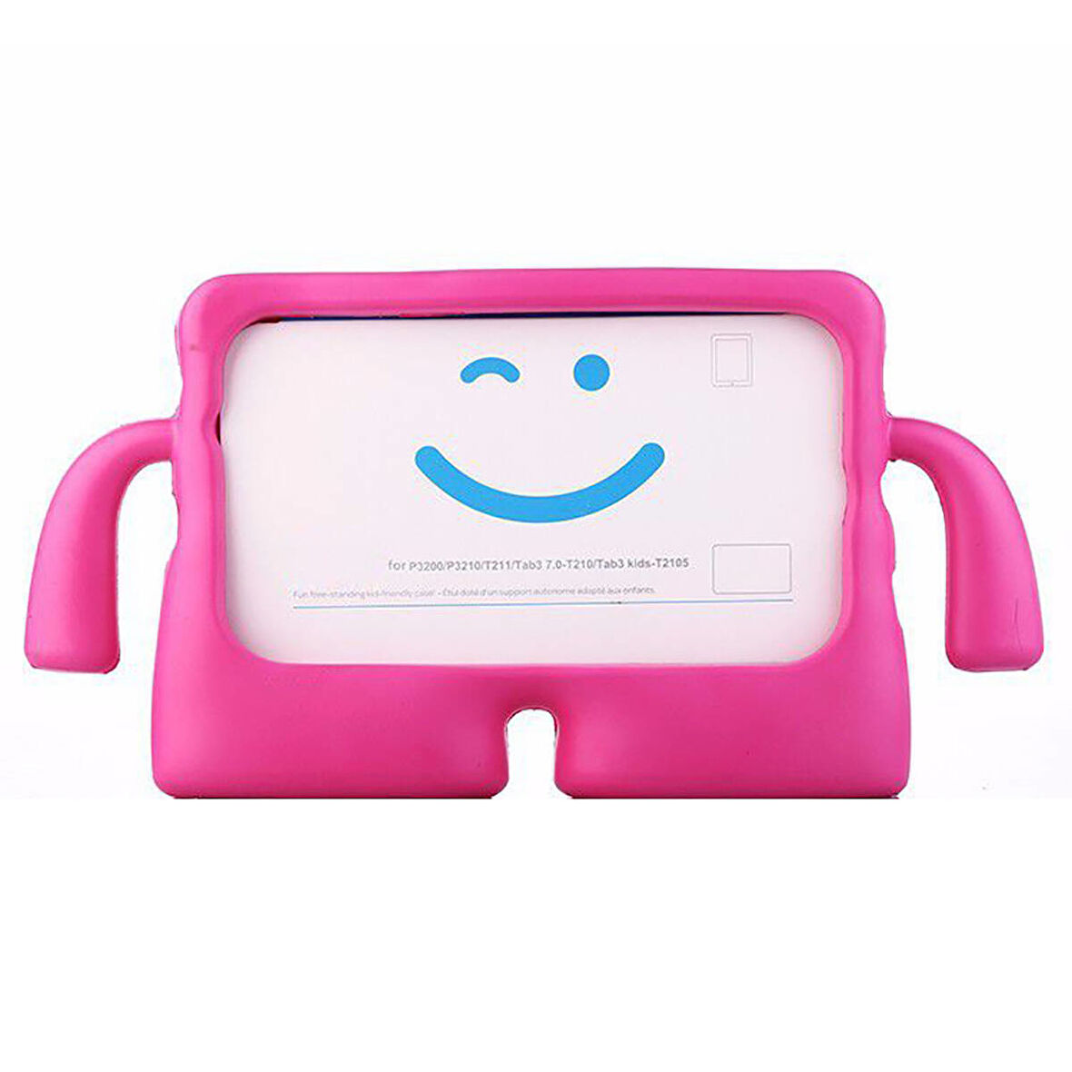 Galaxy Tab A9 Plus Uyumlu ​ZYL iBuy Standlı Tablet Kılıf-Pembe Koyu