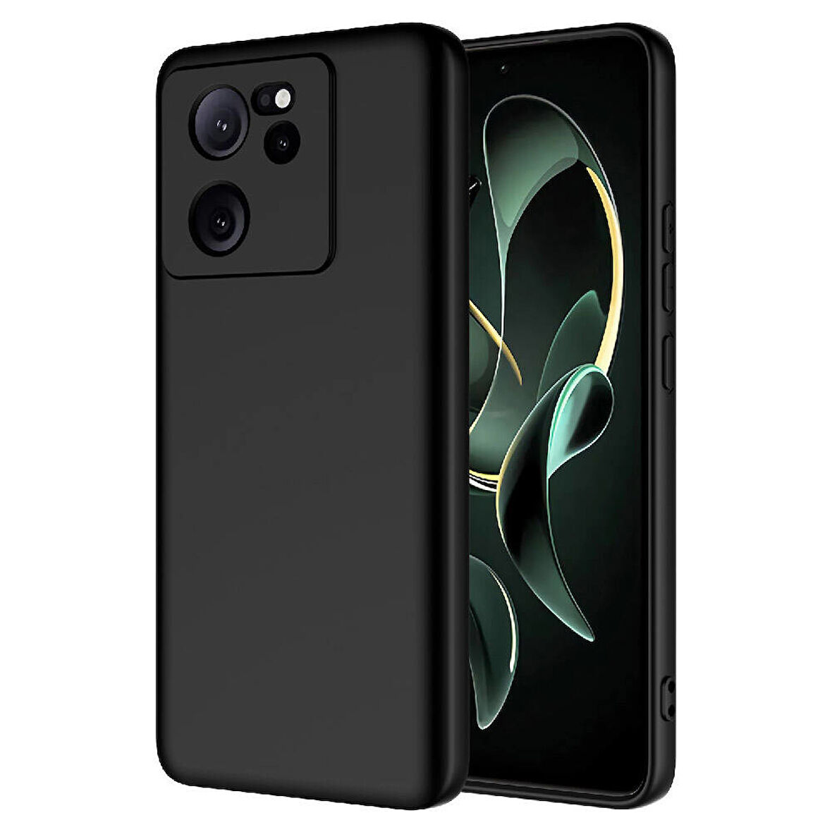 Xiaomi Mi 13T Kılıf Zore Mara Lansman Kapak-Siyah