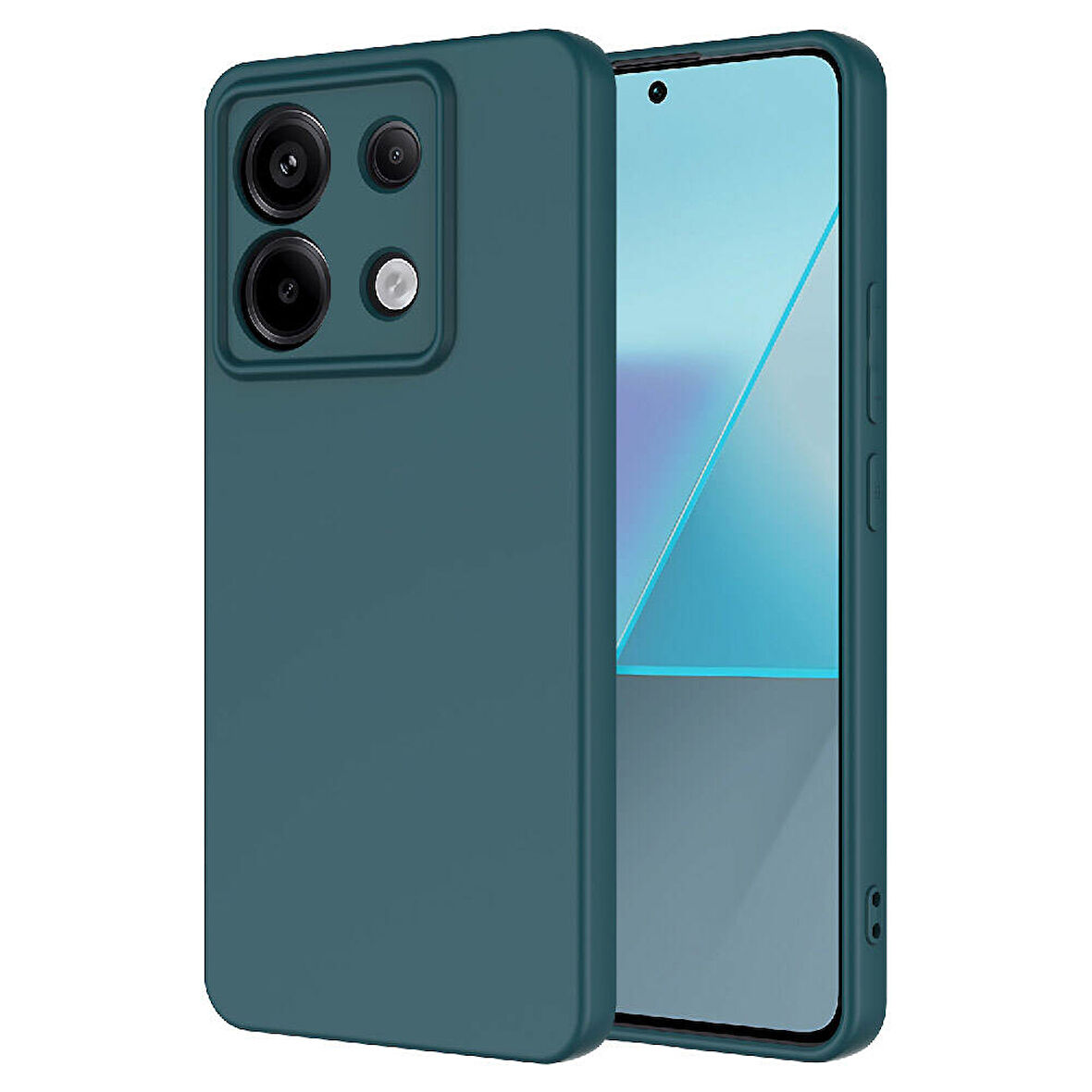 Xiaomi Redmi Note 13 Pro 5G Uyumlu Zore  Mara Lansman Kılıf-Koyu Yeşil