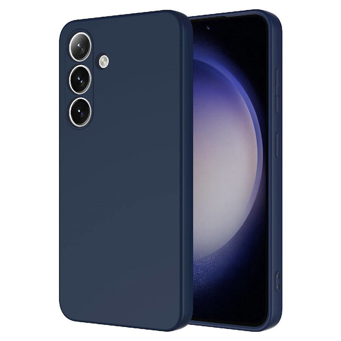 Galaxy S24 Plus Uyumlu Zore Mara Lansman Kılıf-Lacivert