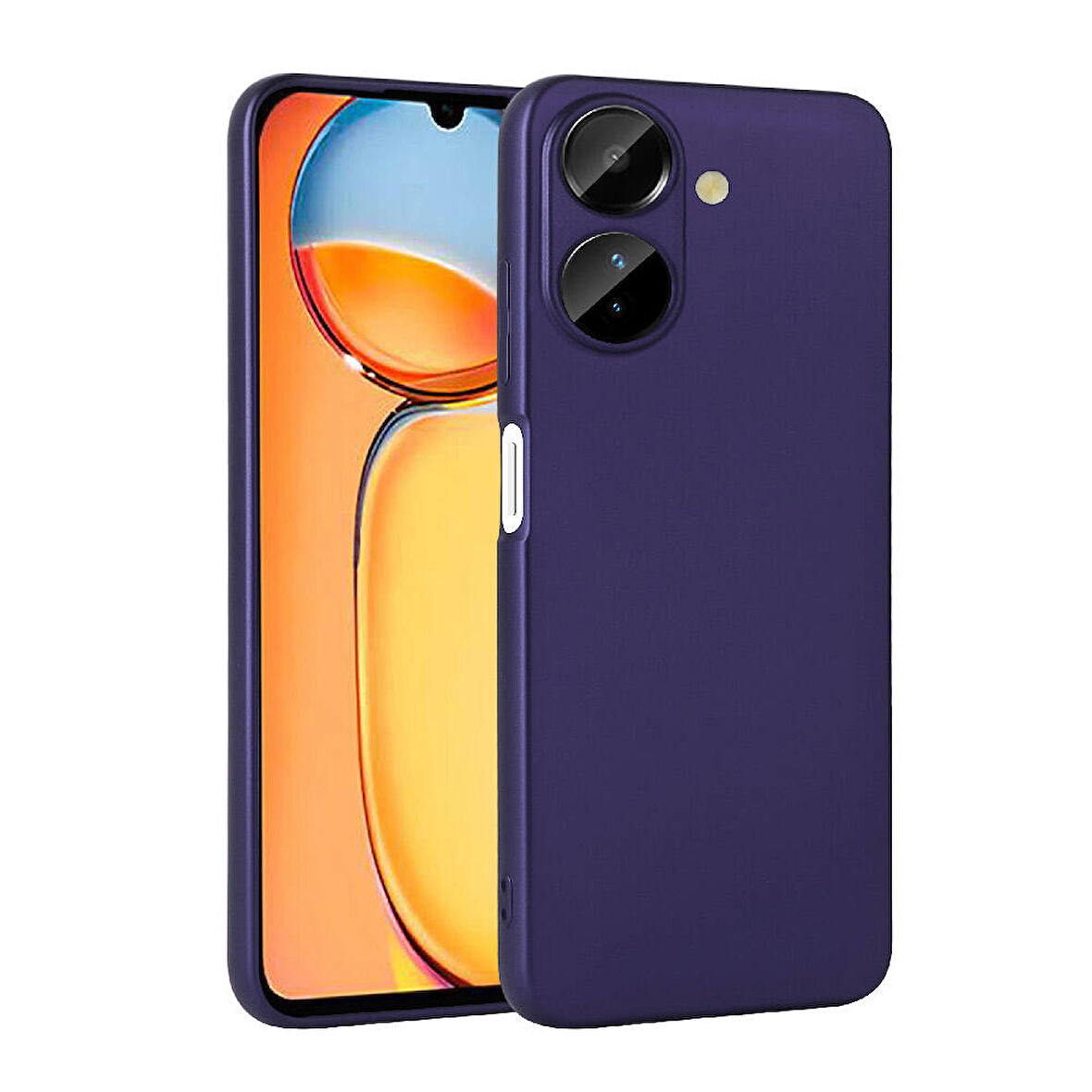 Xiaomi Poco C65 Kılıf Ensueno Premier Silikon Kapak-Lacivert