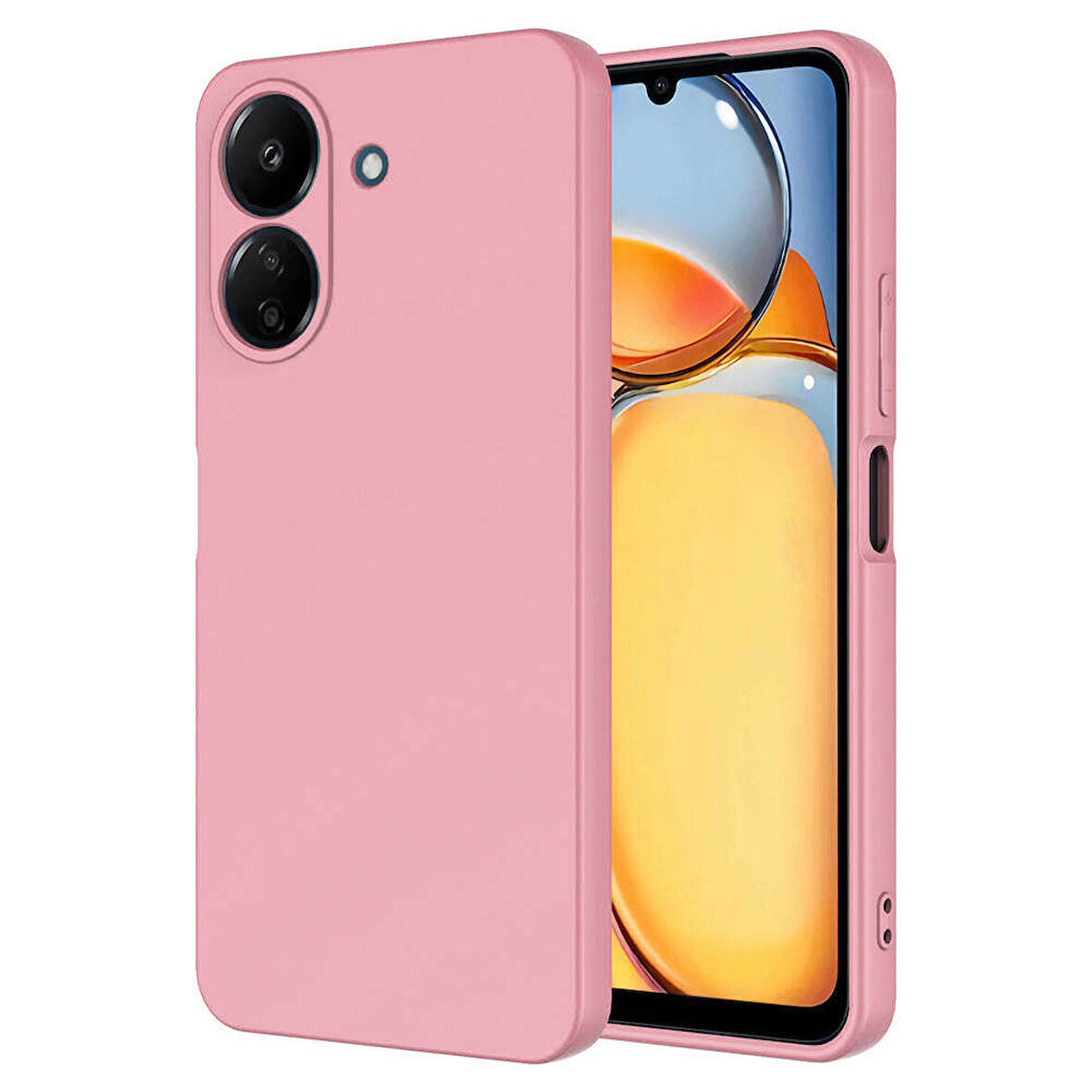 Xiaomi Poco C65 Kılıf Zore Mara Lansman Kapak-Pembe