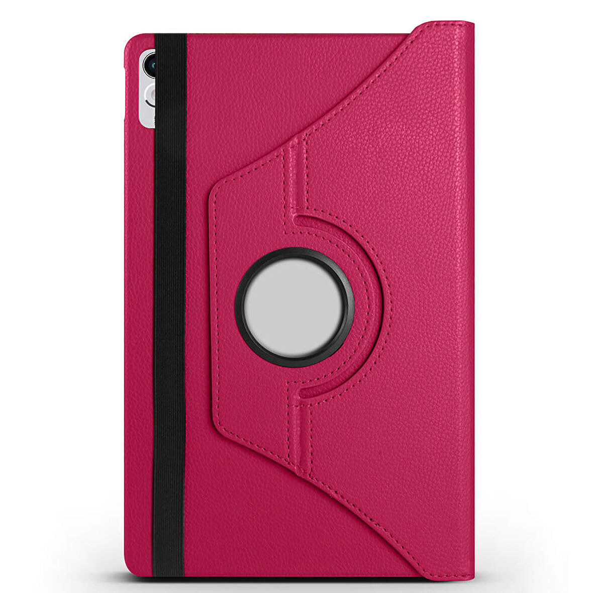 Lenovo Tab P11 11.5 (2.Nesil) TB350UF Uyumlu FRMS Dönebilen Standlı Kılıf-Pembe Koyu