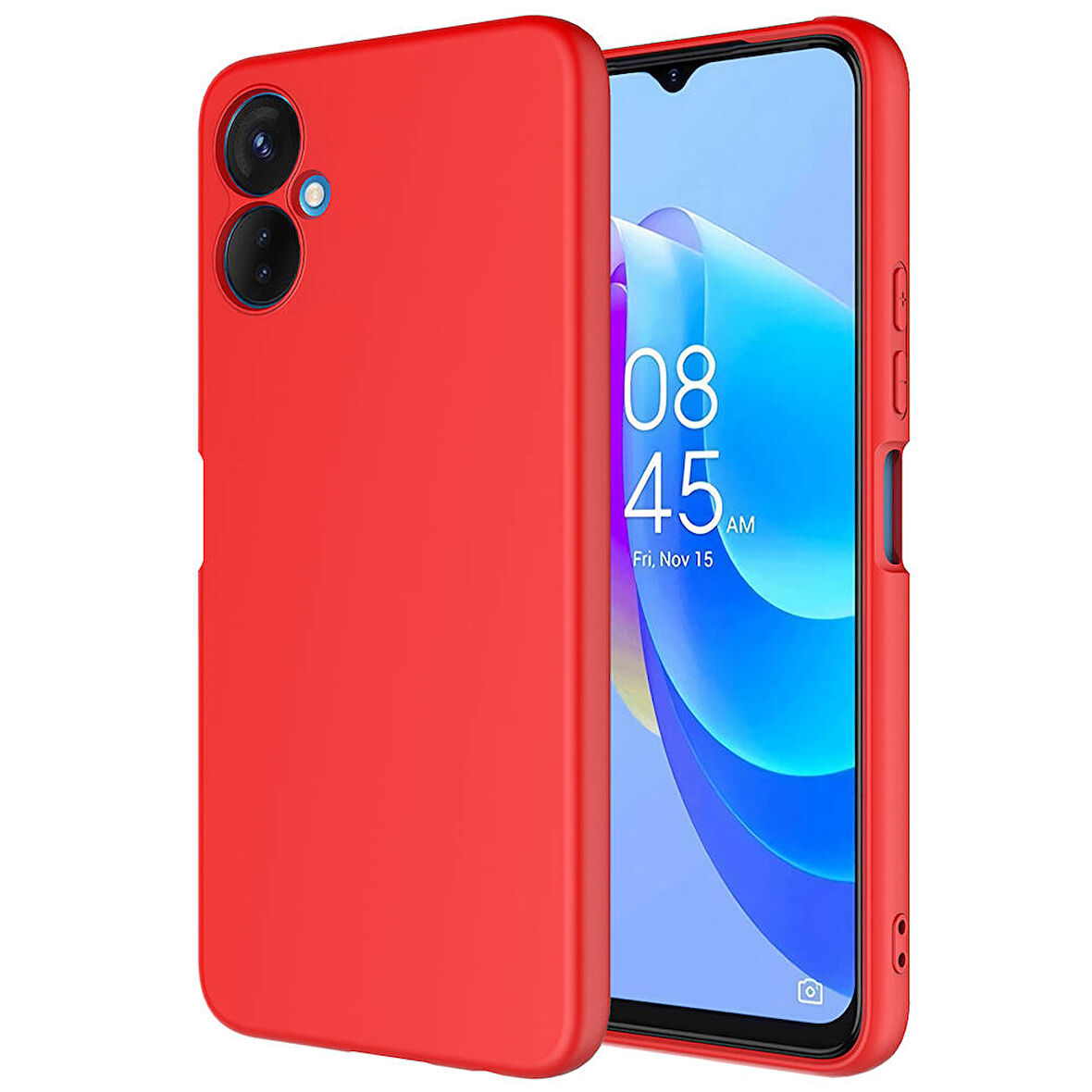Tecno Spark 9 Pro Kılıf Zore Mara Lansman Kapak-Kırmızı