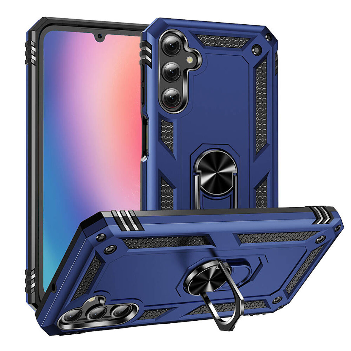 Galaxy A25 Kılıf Zore Vega Kapak-Mavi