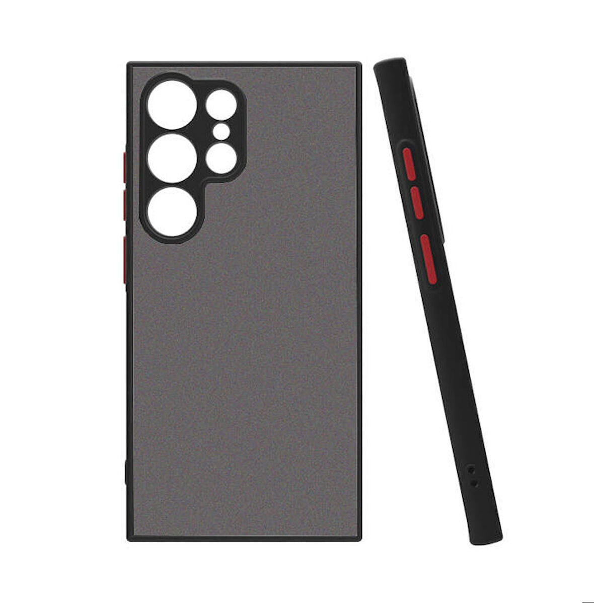 Galaxy S24 Ultra Uyumlu Zore Hux Kapak-Siyah