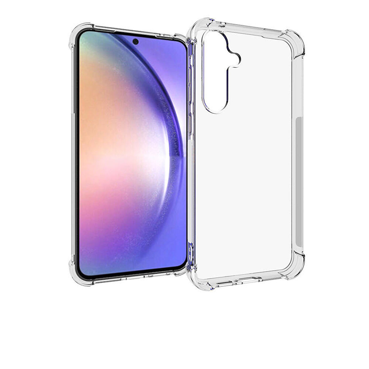 Galaxy A55 Kılıf Zore Nitro Anti Shock Silikon-Renksiz