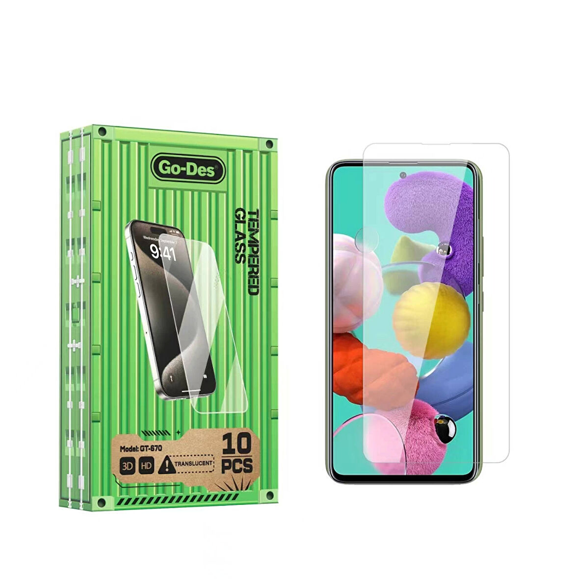 Samsung Galaxy A51 Lopard Parmak İzi Bırakmayan 9h Oleofobik Bom Glass Ekran Koruyucu