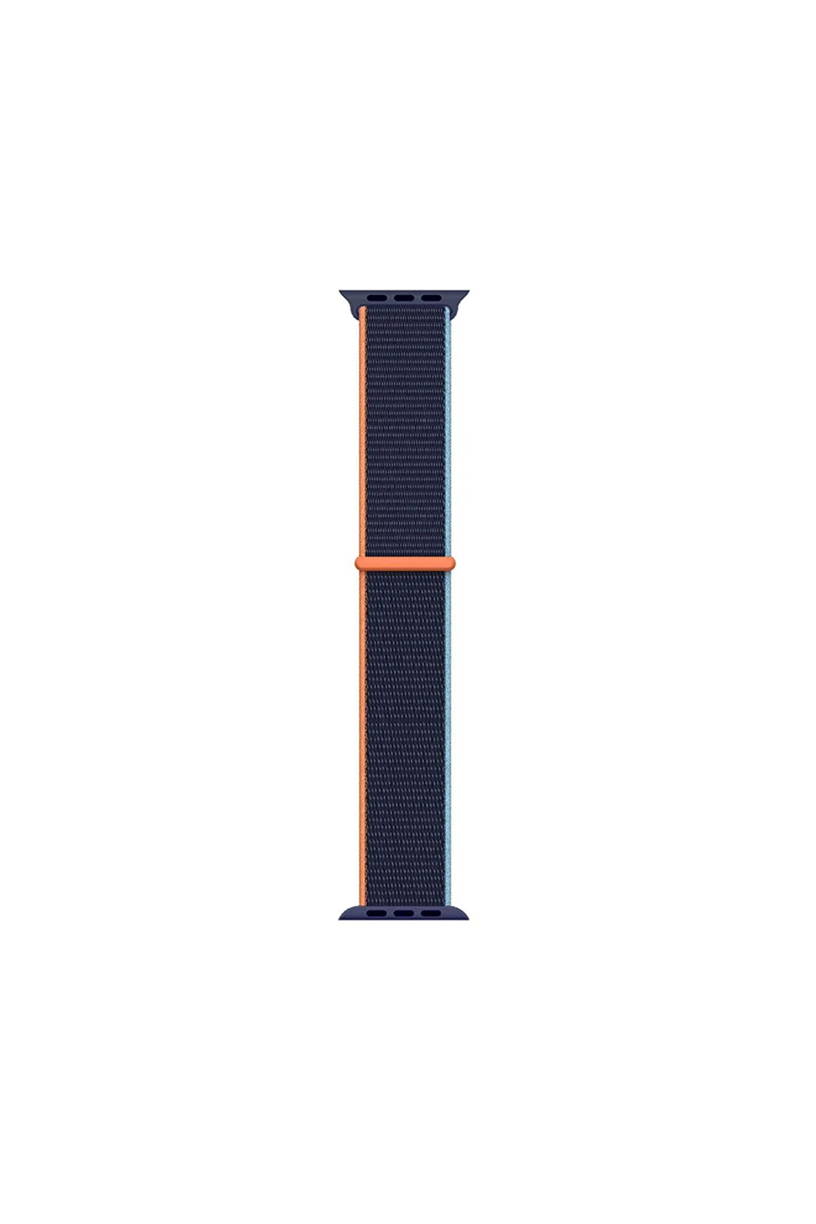 Apple Watch 7 41mm Kordon Band-03 Serisi Hasır Strap Kayış-Deep Navy