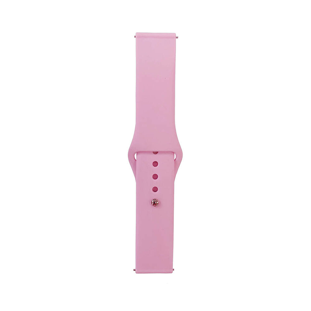 Xiaomi Amazfit Pace Band Serisi 22mm Klasik Kordon Silikon Strap Kayış-Pembe