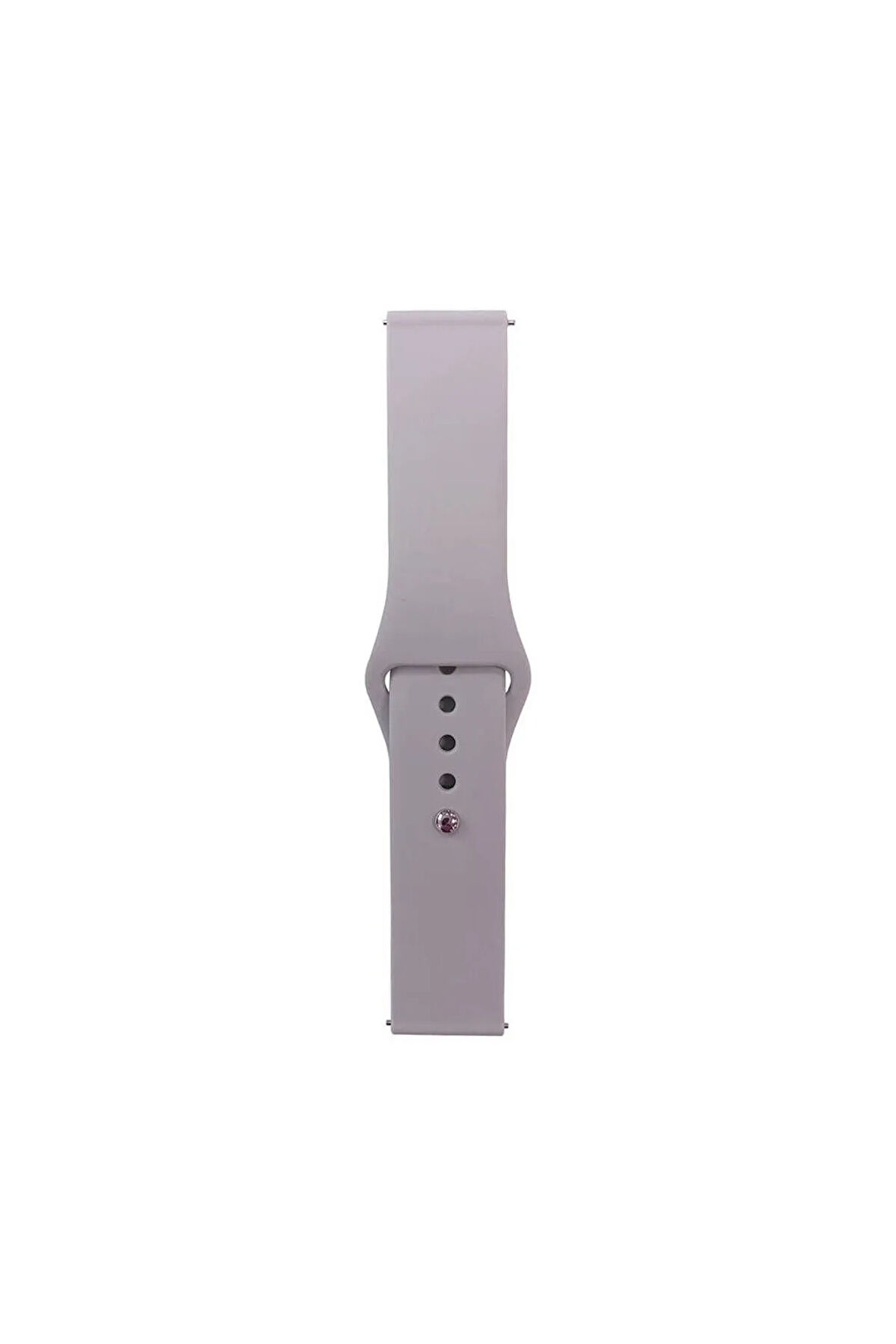 Huawei GT2 46mm Band Serisi 22mm Klasik Kordon Silikon Strap Kayış-Cloud Gray