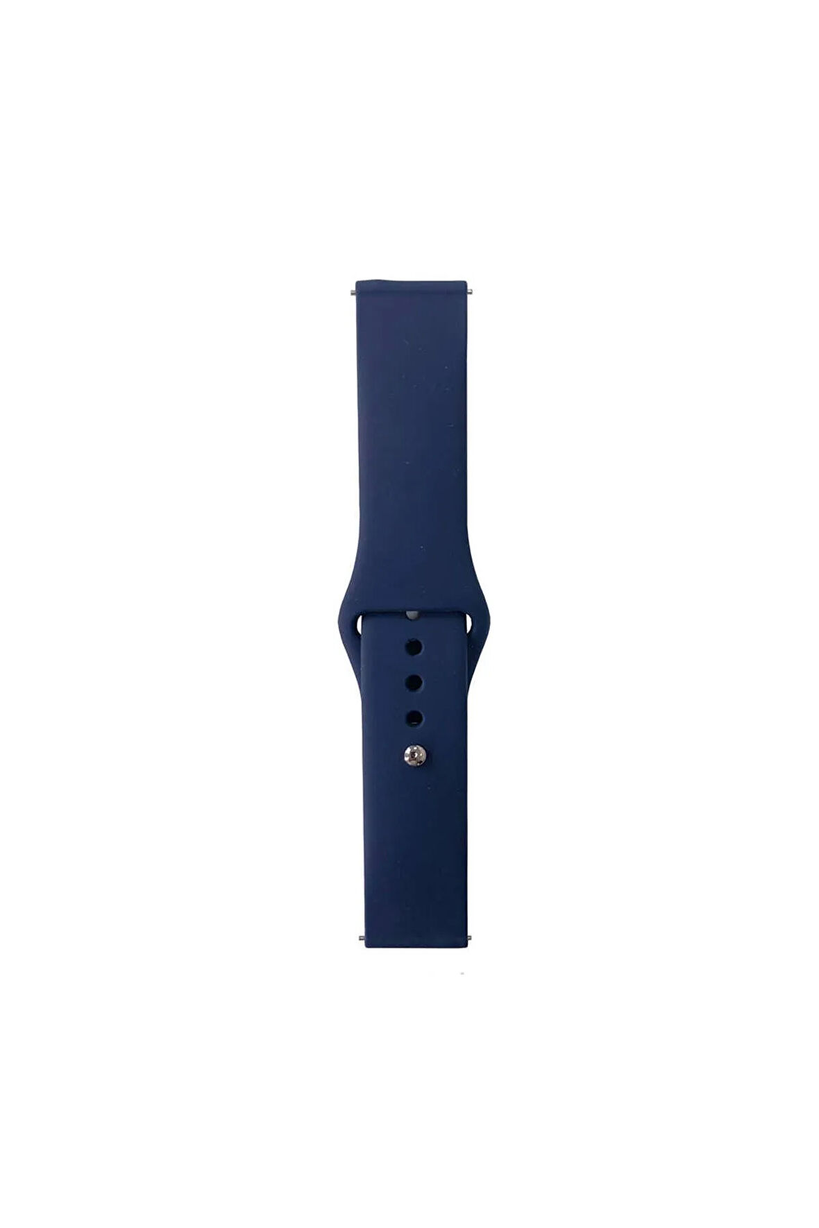 Galaxy Watch 46mm Band Serisi 22mm Klasik Kordon Silikon Strap Kayış-Midnight Blue