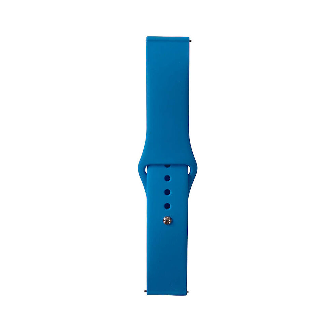 Huawei Honor Magic 2 46mm Band Serisi 22mm Klasik Kordon Silikon Strap Kayış-Mavi