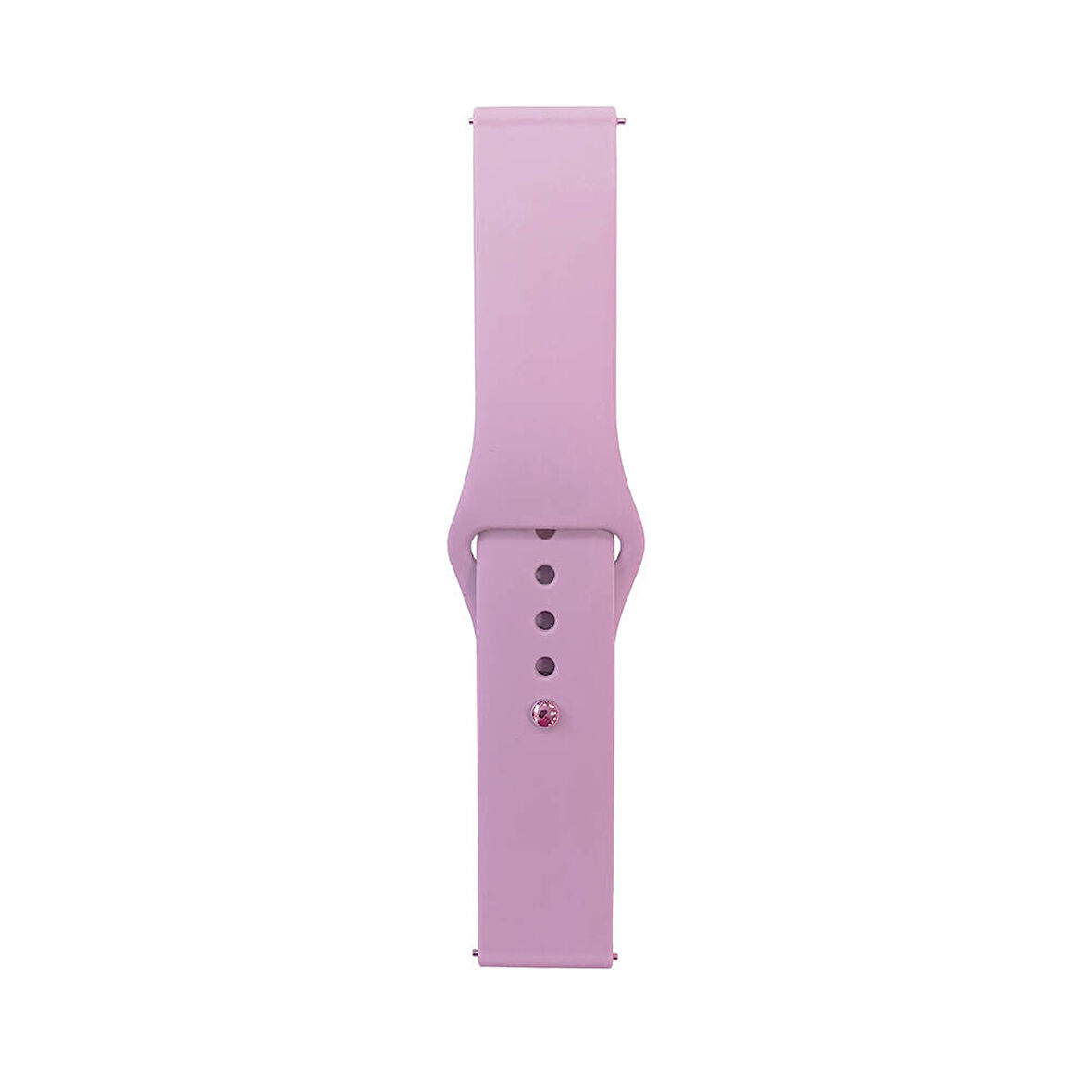 Huawei Honor Magic 2 46mm Band Serisi 22mm Klasik Kordon Silikon Strap Kayış-Mor