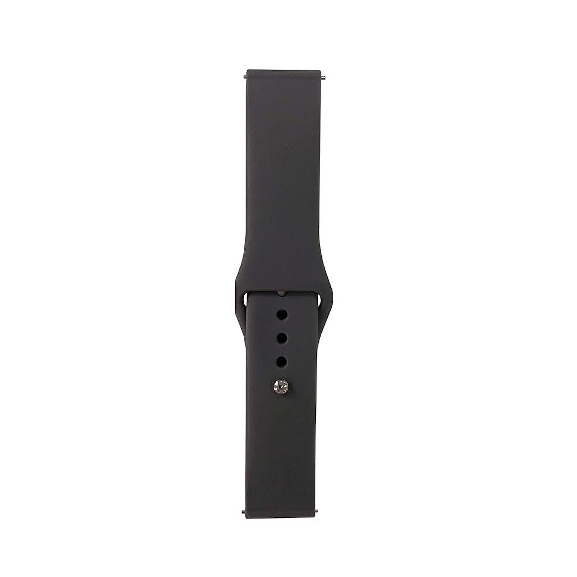 Huawei Honor Magic 2 46mm Band Serisi 22mm Klasik Kordon Silikon Strap Kayış-Gri