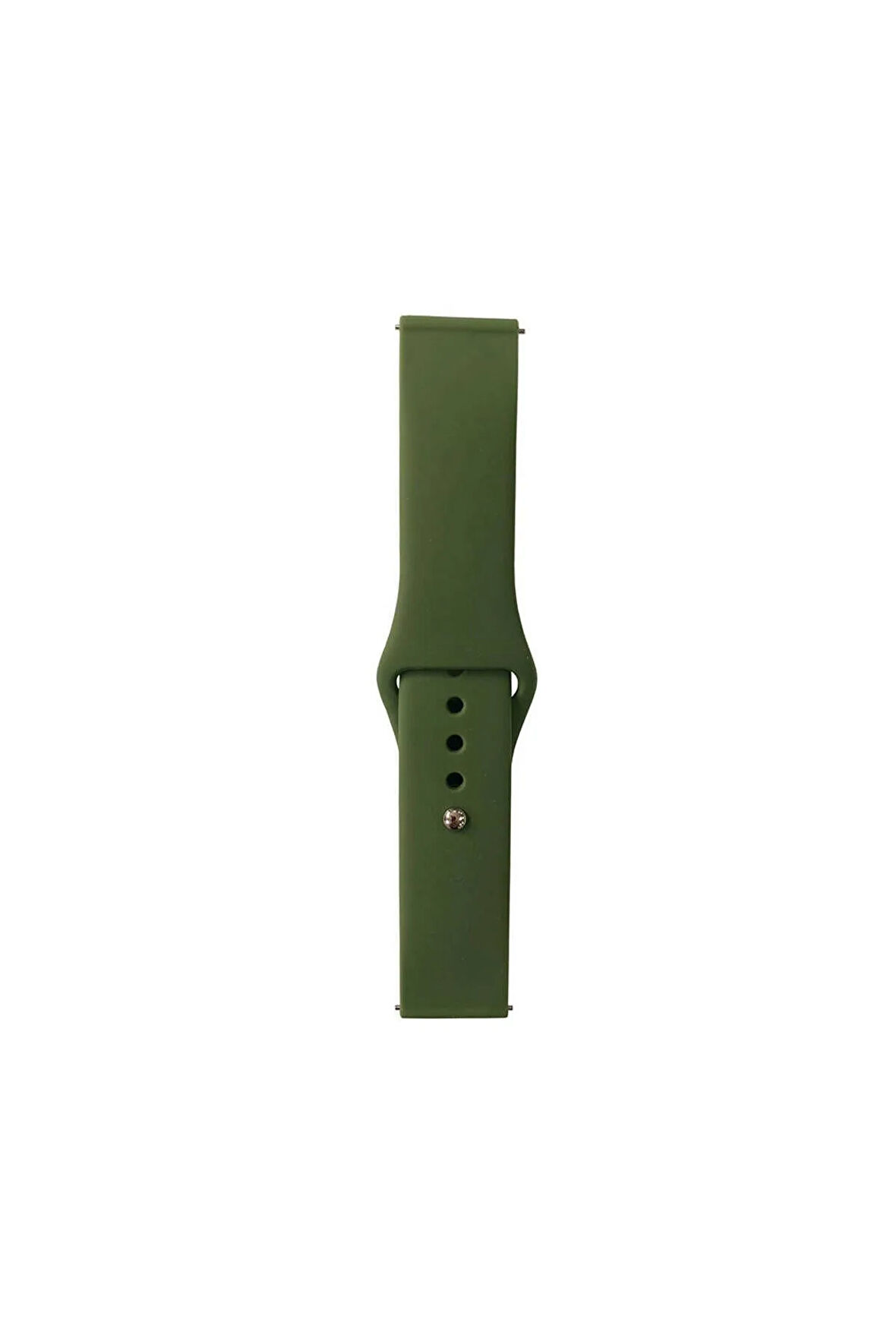 Galaxy Watch Active 2 40mm Band Serisi 20mm Klasik Kordon Silikon Strap Kayış-Tarmac