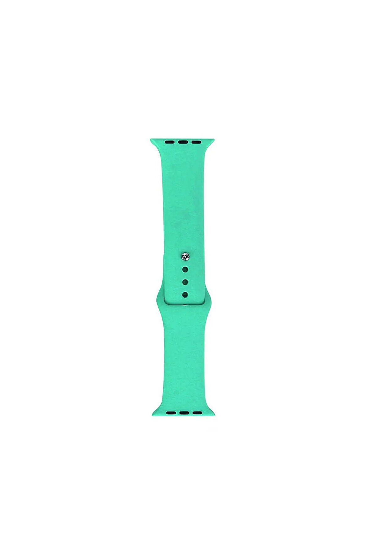 Apple Watch Ultra 49mm Band Serisi Klasik Kordon Silikon Strap Kayış-Spearmint Green