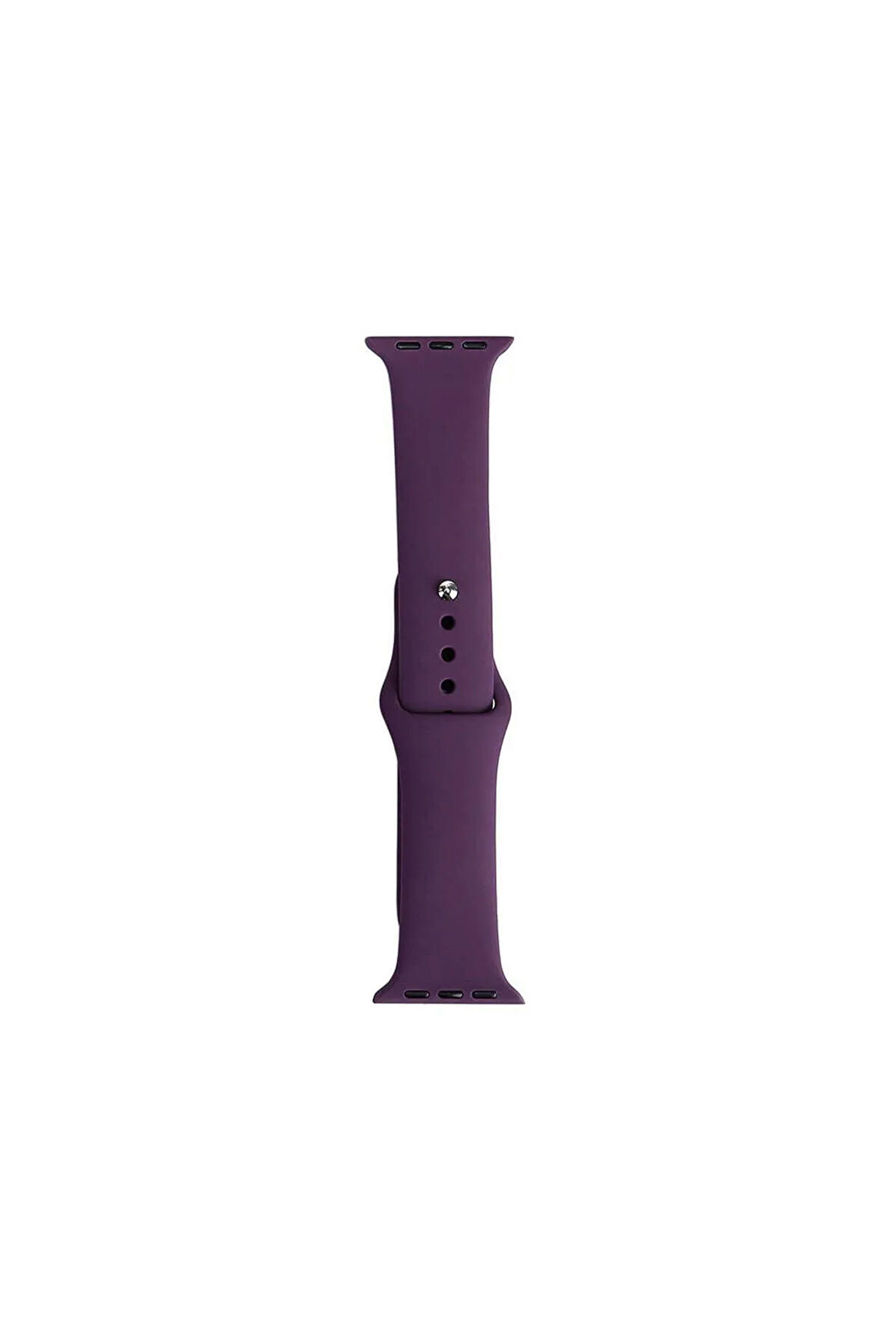 Apple Watch 40mm Band Serisi Klasik Kordon Silikon Strap Kayış-Violet