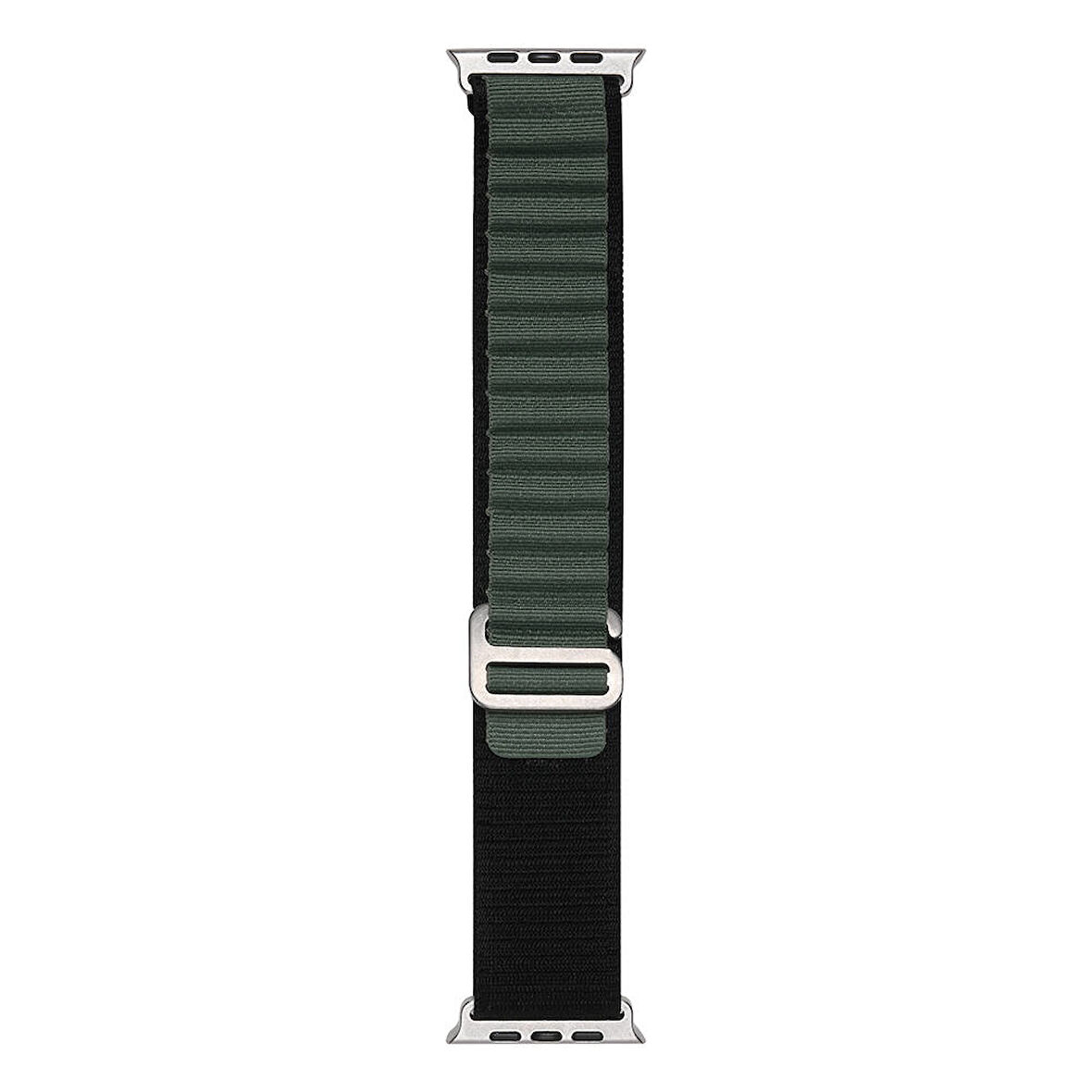 Watch 42mm CLO- Band-74 Hasır Kordon-Siyah-Yeşil