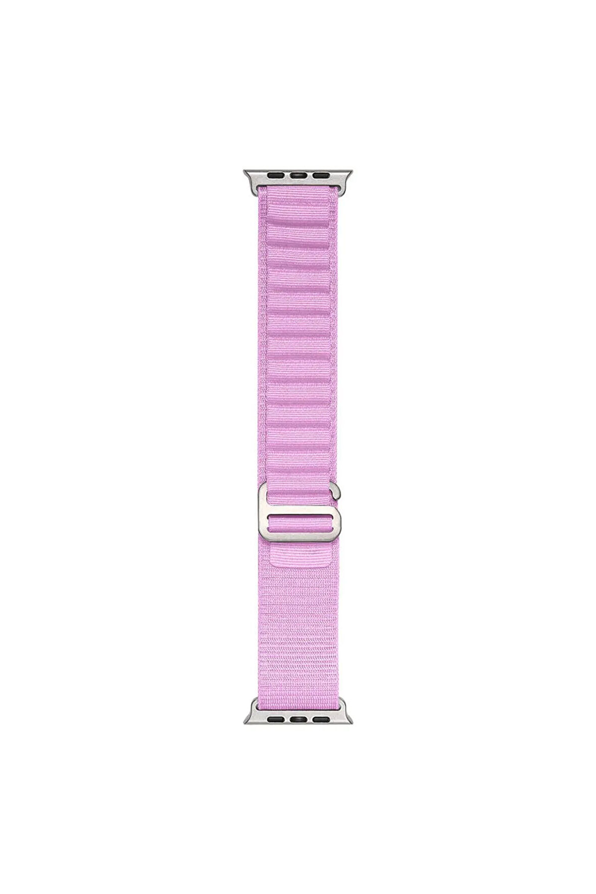 Apple Watch 38mm - Band-74 Hasır Kordon-lila