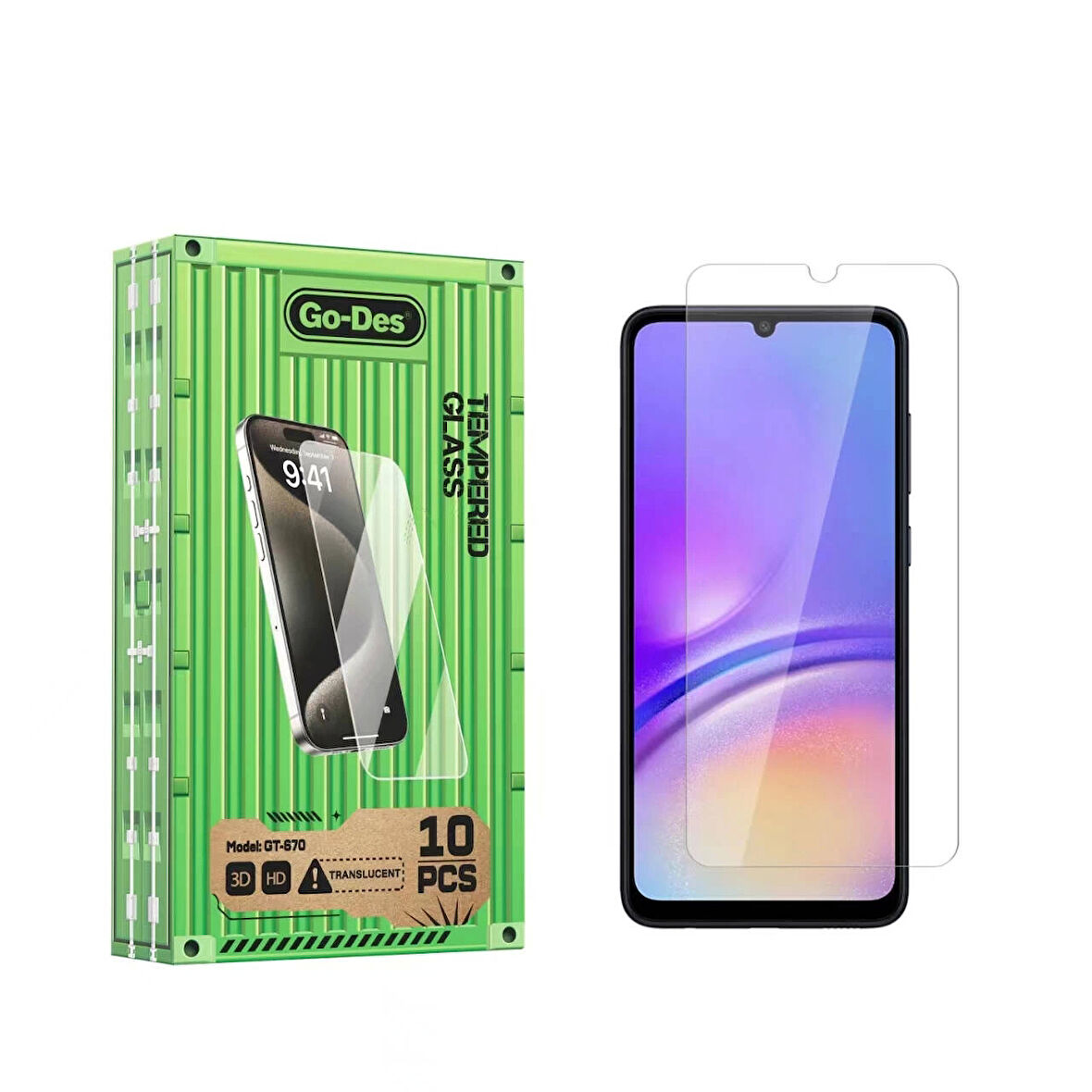 Samsung Galaxy A05 Lopard Parmak İzi Bırakmayan 9h Oleofobik Bom Glass Ekran Koruyucu