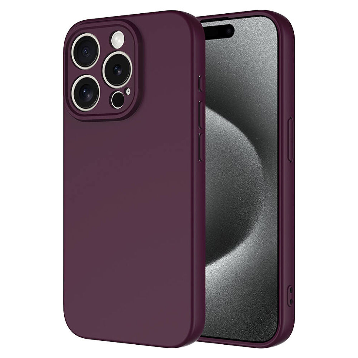 iPhone 15 Pro Max Kılıf Kamera Korumali Mara Lansman Kapak