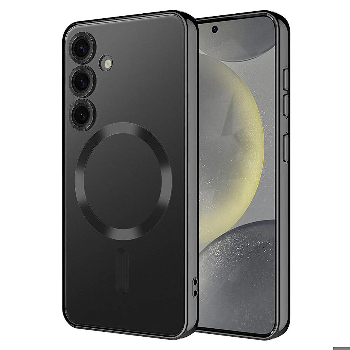 Vendas Samsung Galaxy S24 Plus Kılıf Kamera Korumalı Magsafe Wireless Şarj Özellikli Zore Demre Kapak