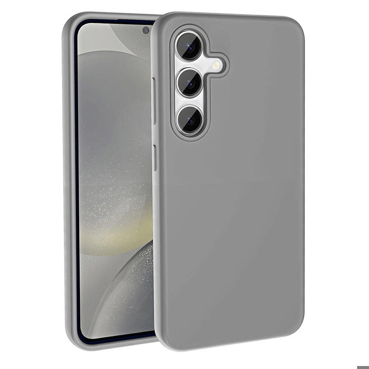 Samsung Galaxy S24 Plus Kılıf Magsafe Şarj Özellikli Sıvı Teknolojili Silinebilir Sert Kivi Kapak