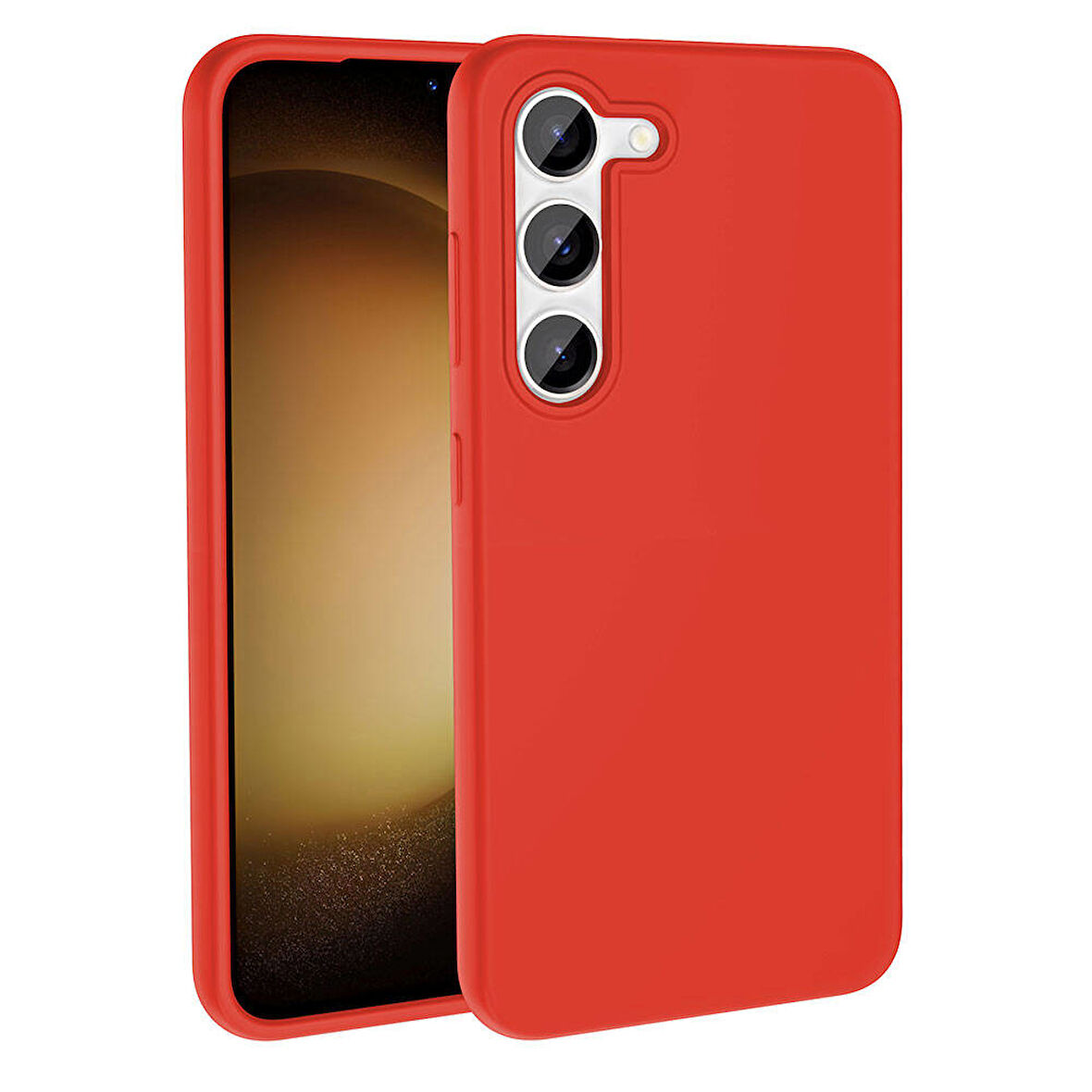 Samsung Galaxy S23 Kılıf Magsafe Şarj Özellikli Sıvı Teknolojili Silinebilir Sert Lansman Kivi Kapak