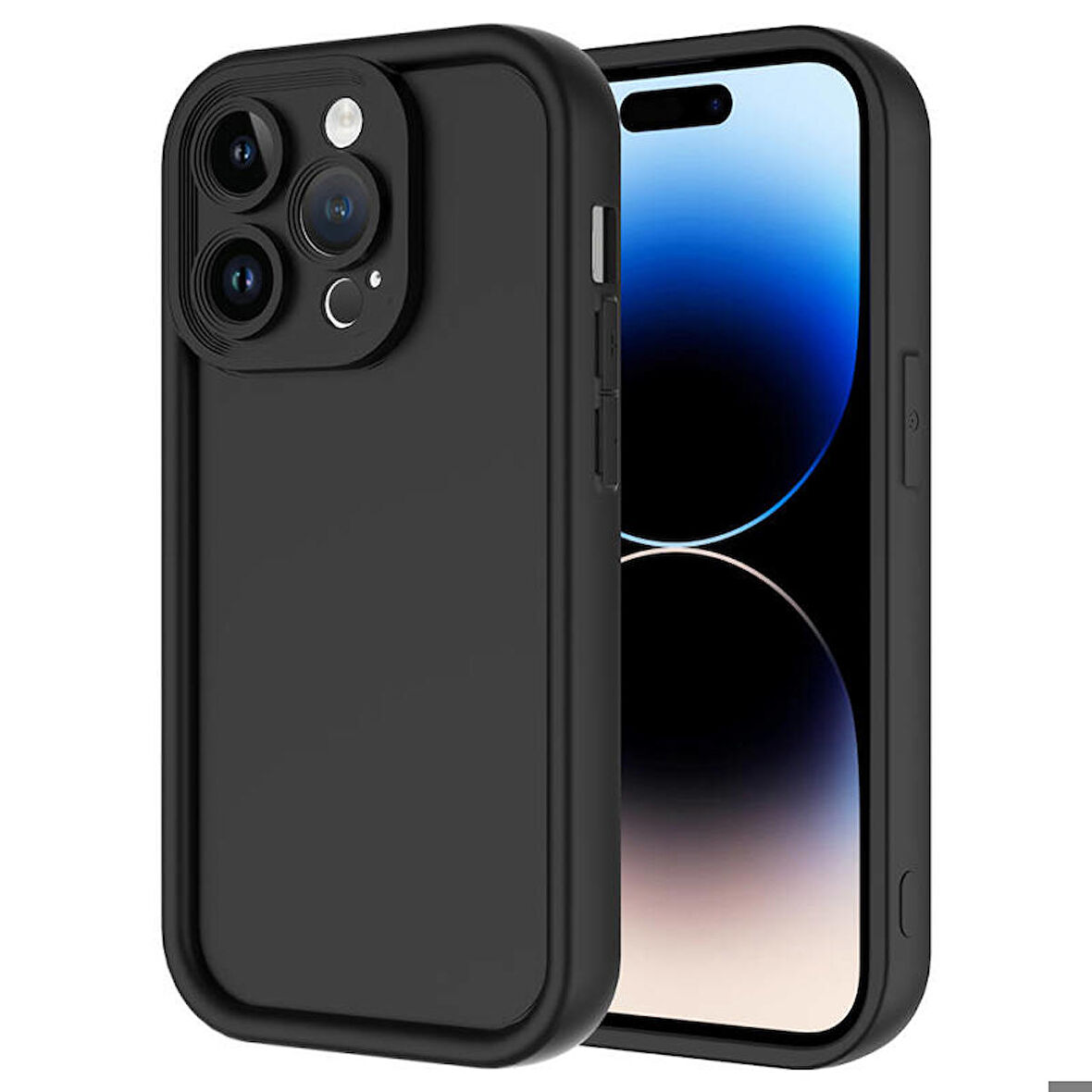 Apple iPhone 14 Pro Uyumlu Kılıf Kamera Korumalı Ananas Kapak