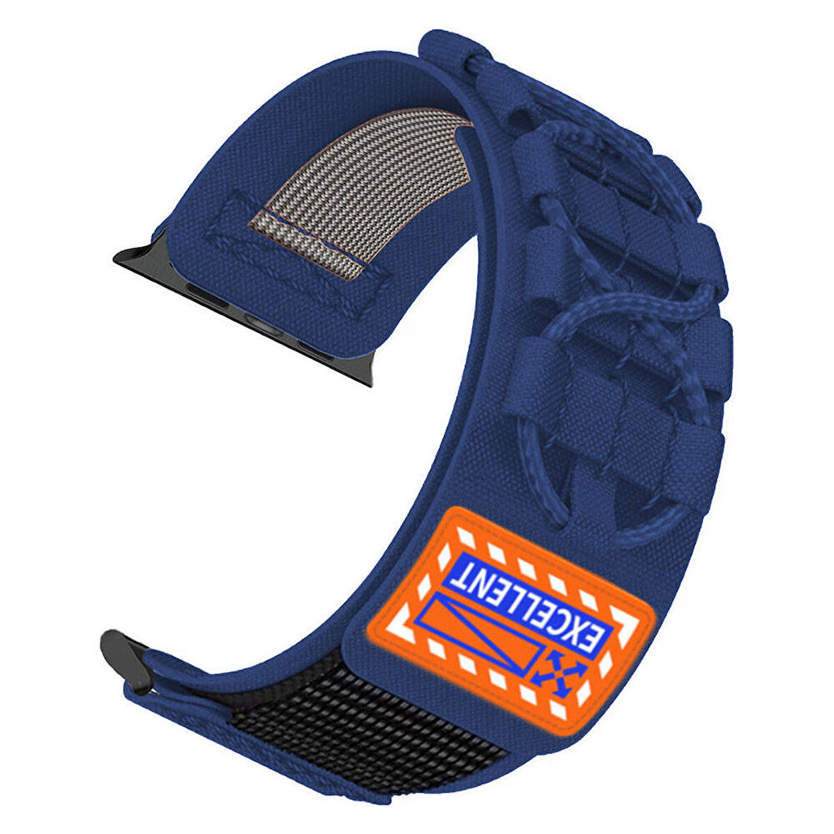 Watch Ultra 49mm KRD-112 Orbital Örgülü Halat Tasarımlı Naylon Kumaş Hasır Kordon