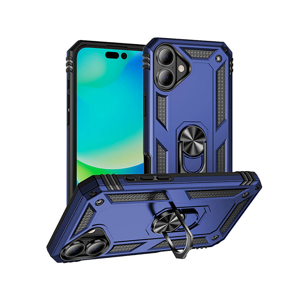 Apple iPhone 16 Plus Kılıf Zore Vega Kapak-Mavi